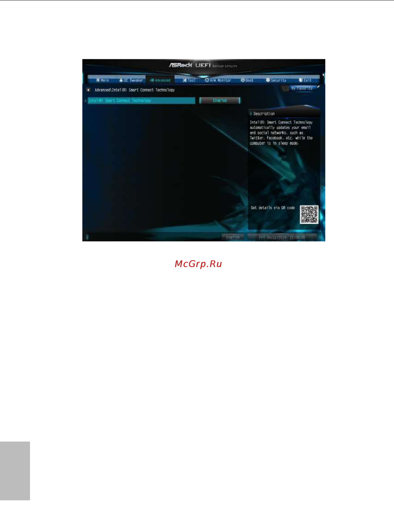 ASRock z97 extreme6 [96/114] Intel smart connect technology