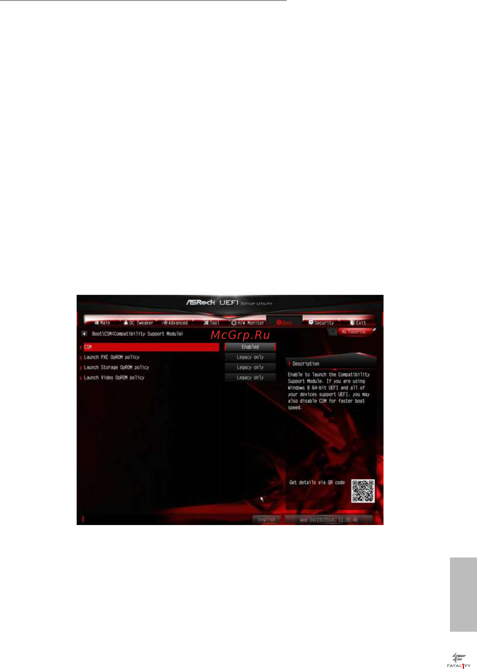 ASRock fatal1ty h97 killer [105/109] Addon rom display
