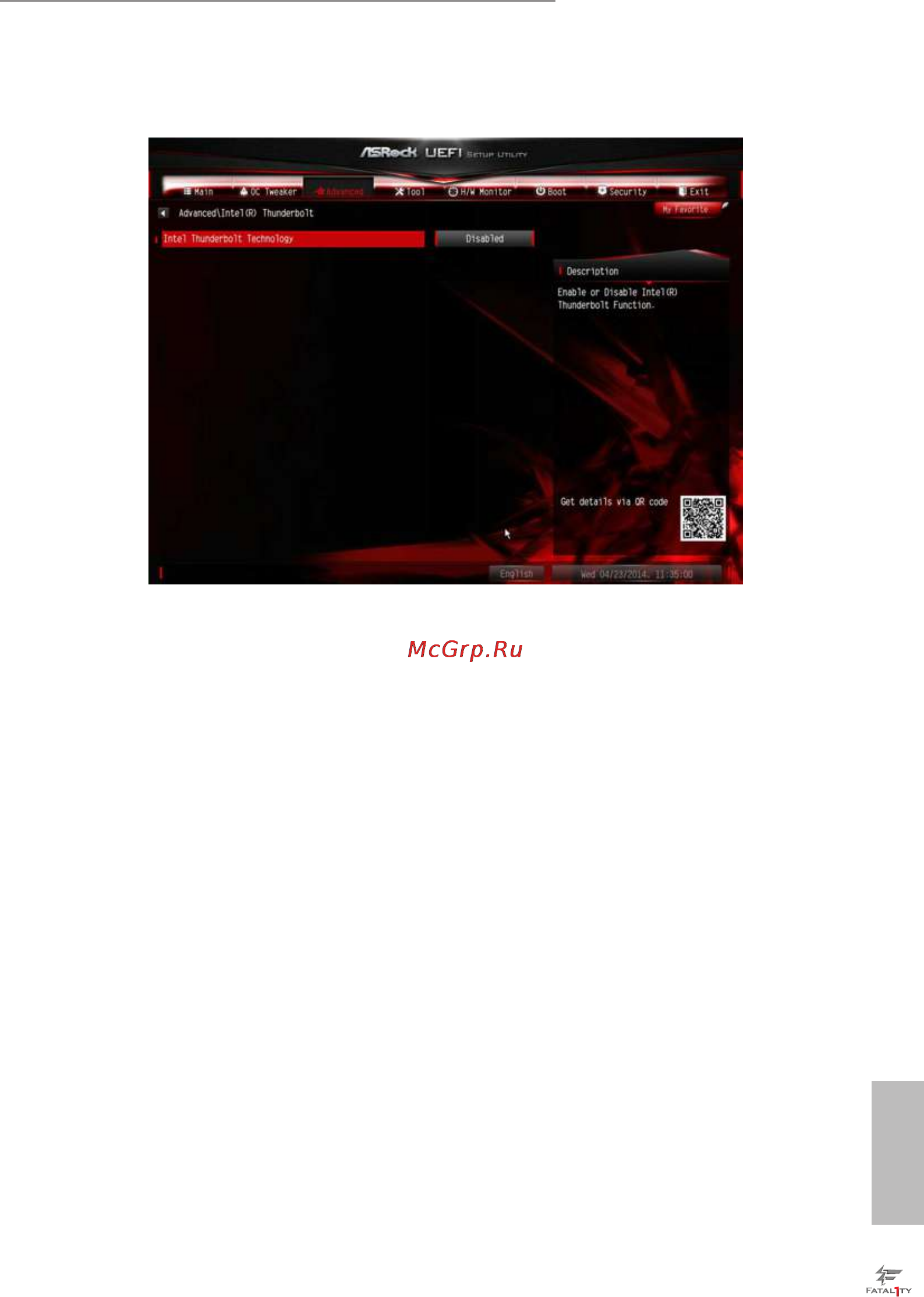 ASRock fatal1ty h97 killer [93/109] Intel thunderbolt