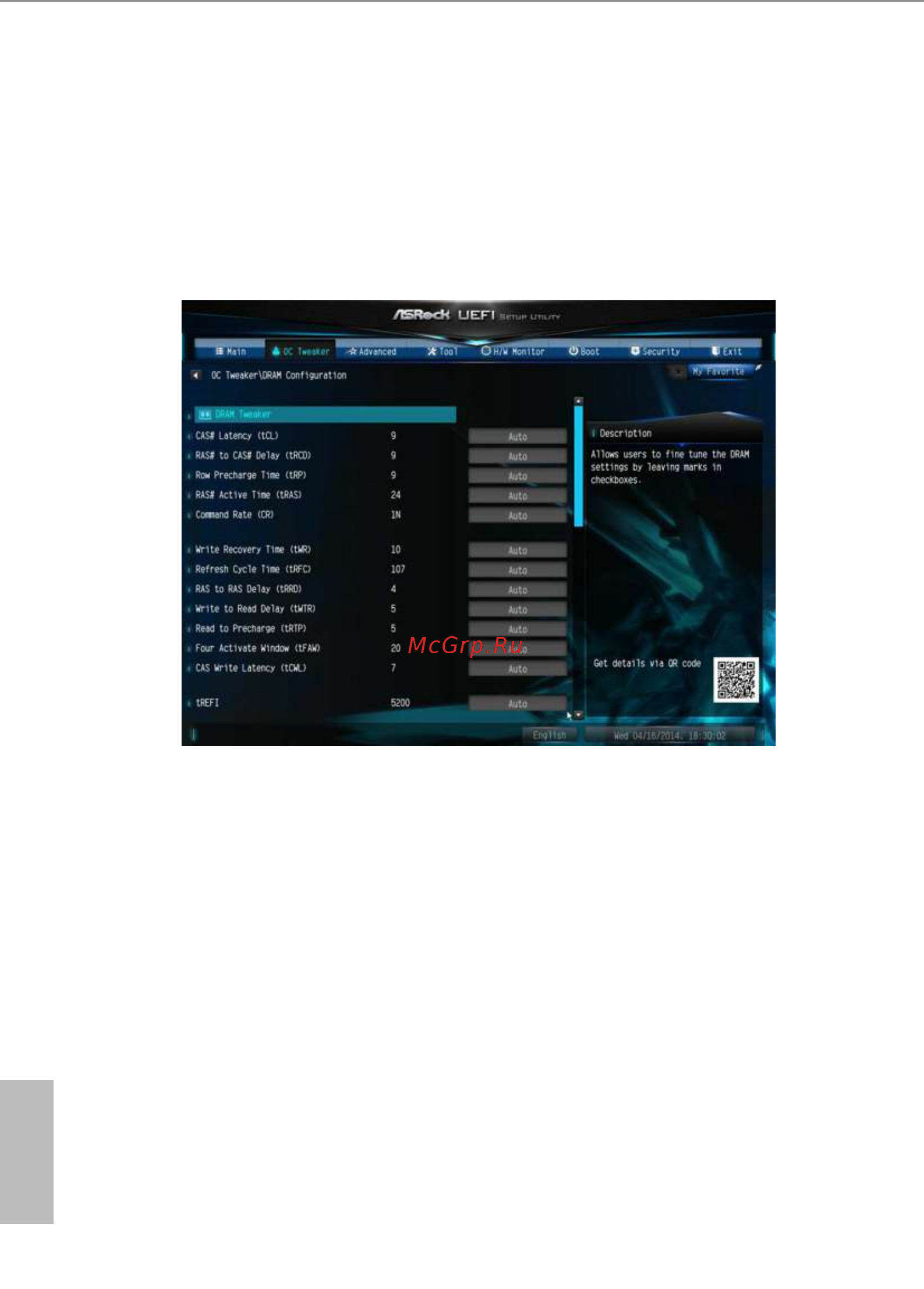 ASRock z97 pro3 [61/91] Cas latency tcl