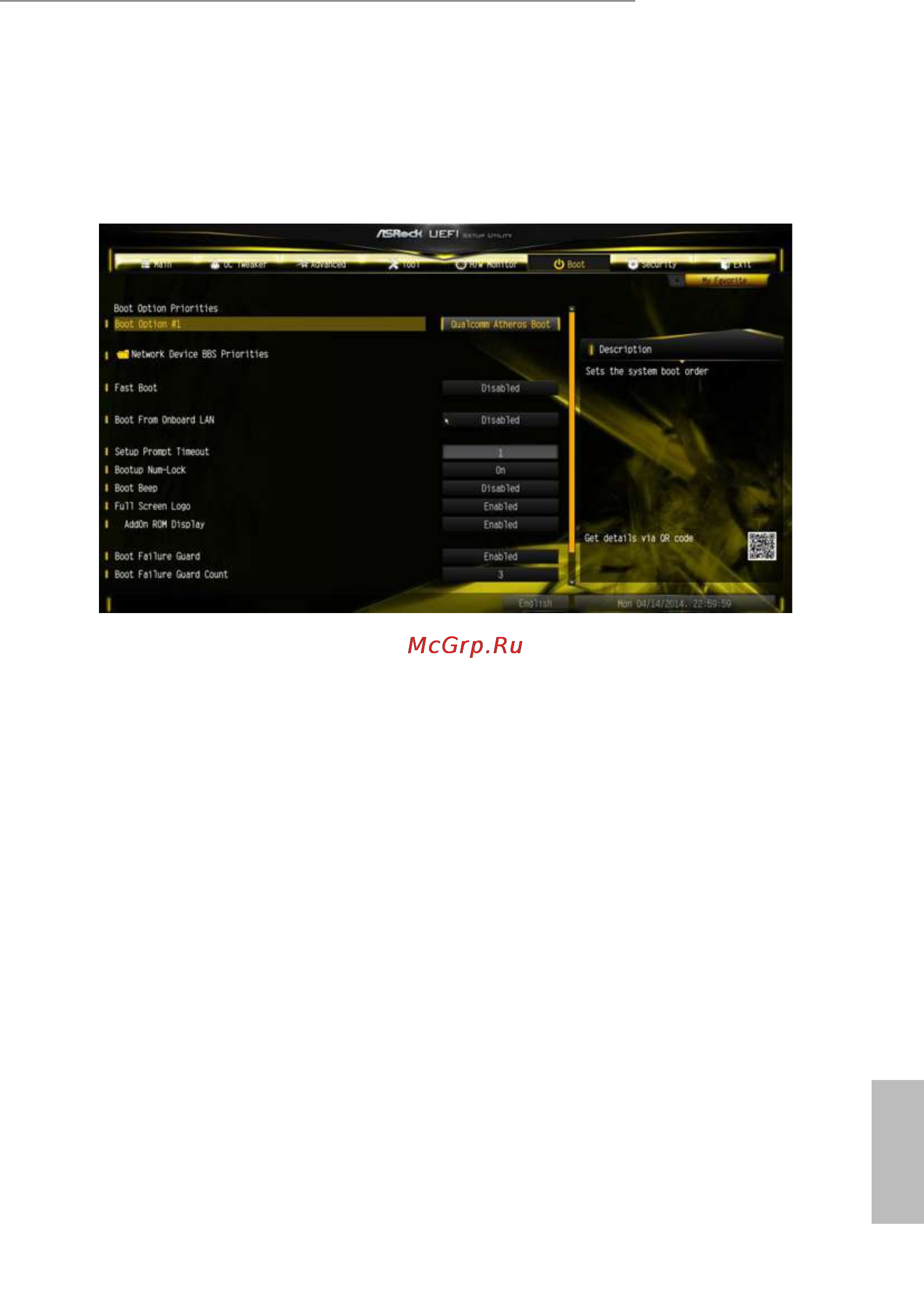 ASRock z97m oc formula [105/110] Boot screen