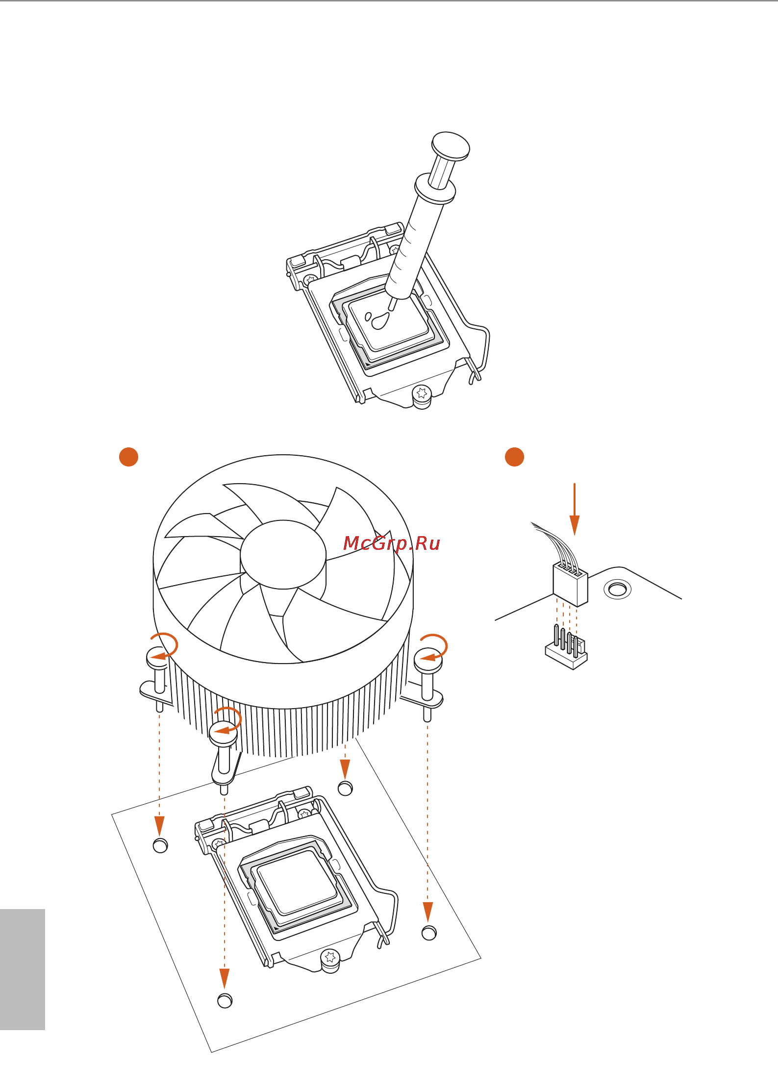 ASRock h81m-dg4 [16/78] Installing the cpu fan and heatsink