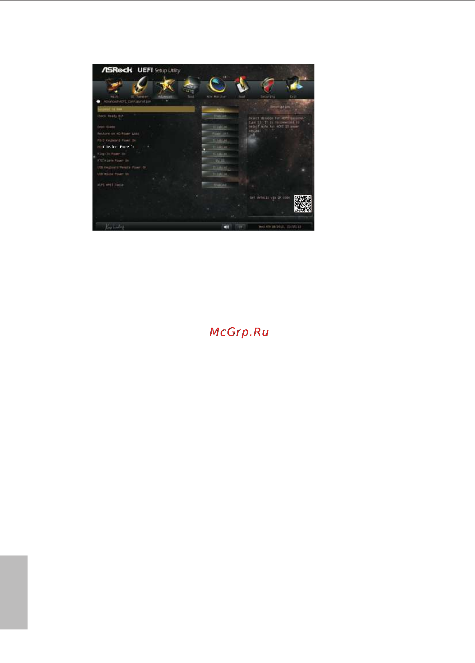 ASRock fm2a58m-vg3+ r2.0 [51/63] Acpi coniguration
