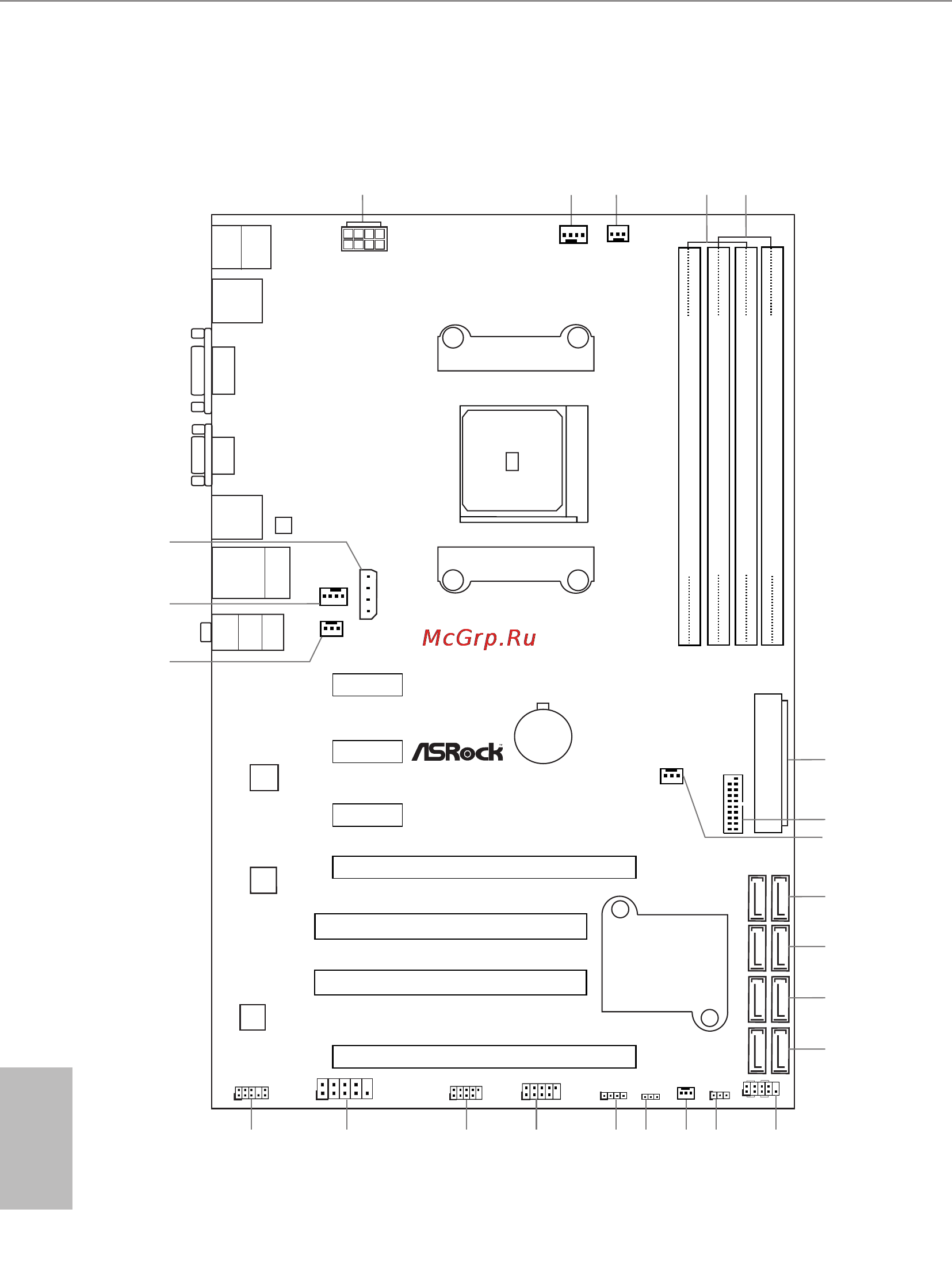 ASRock fm2a88x pro3+ [10/68] Motherboard layout
