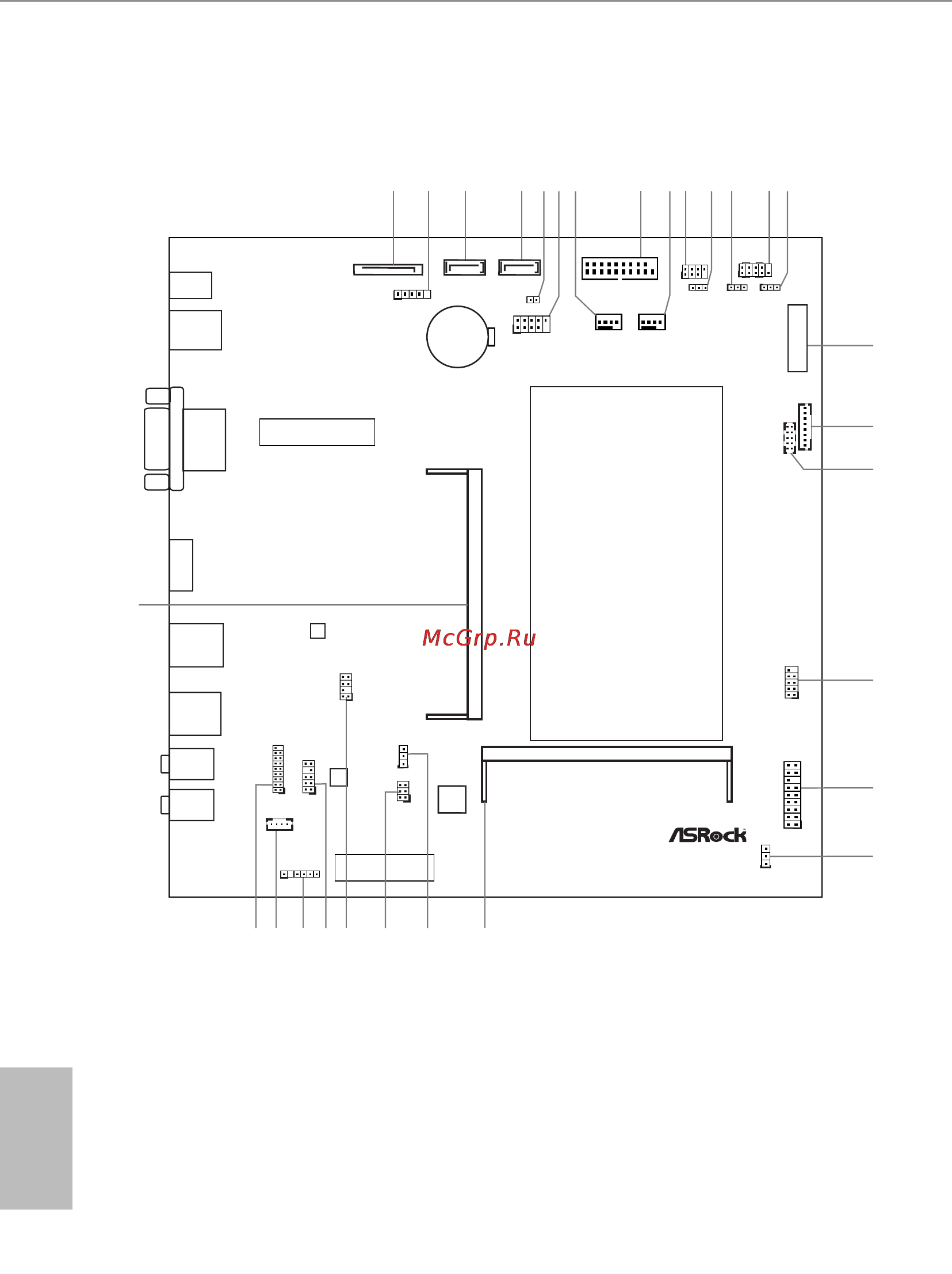 ASRock q1900tm-itx [10/63] Motherboard layout