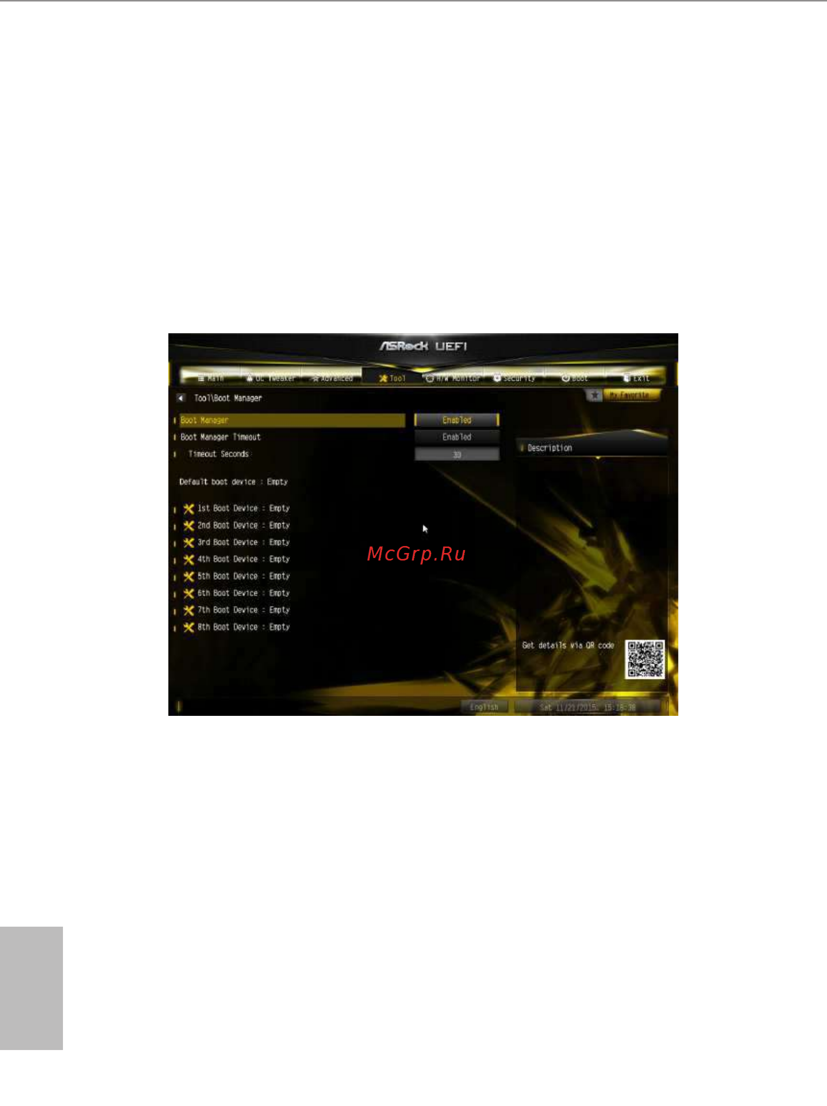 ASRock z170 oc formula [94/104] Boot manager timeout