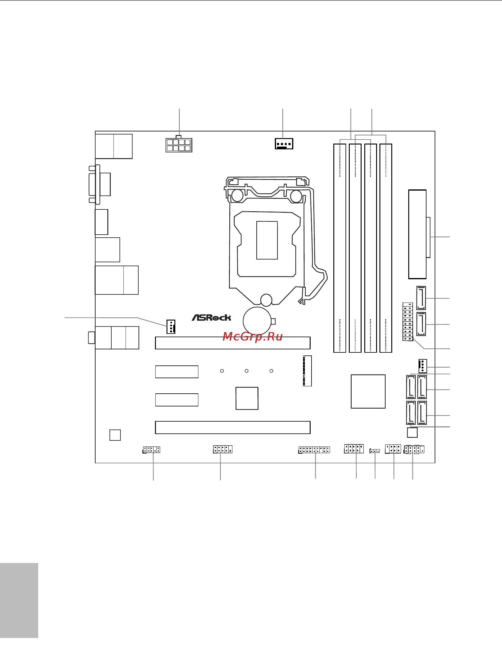 ASRock z170m pro4s [11/81] Motherboard layout