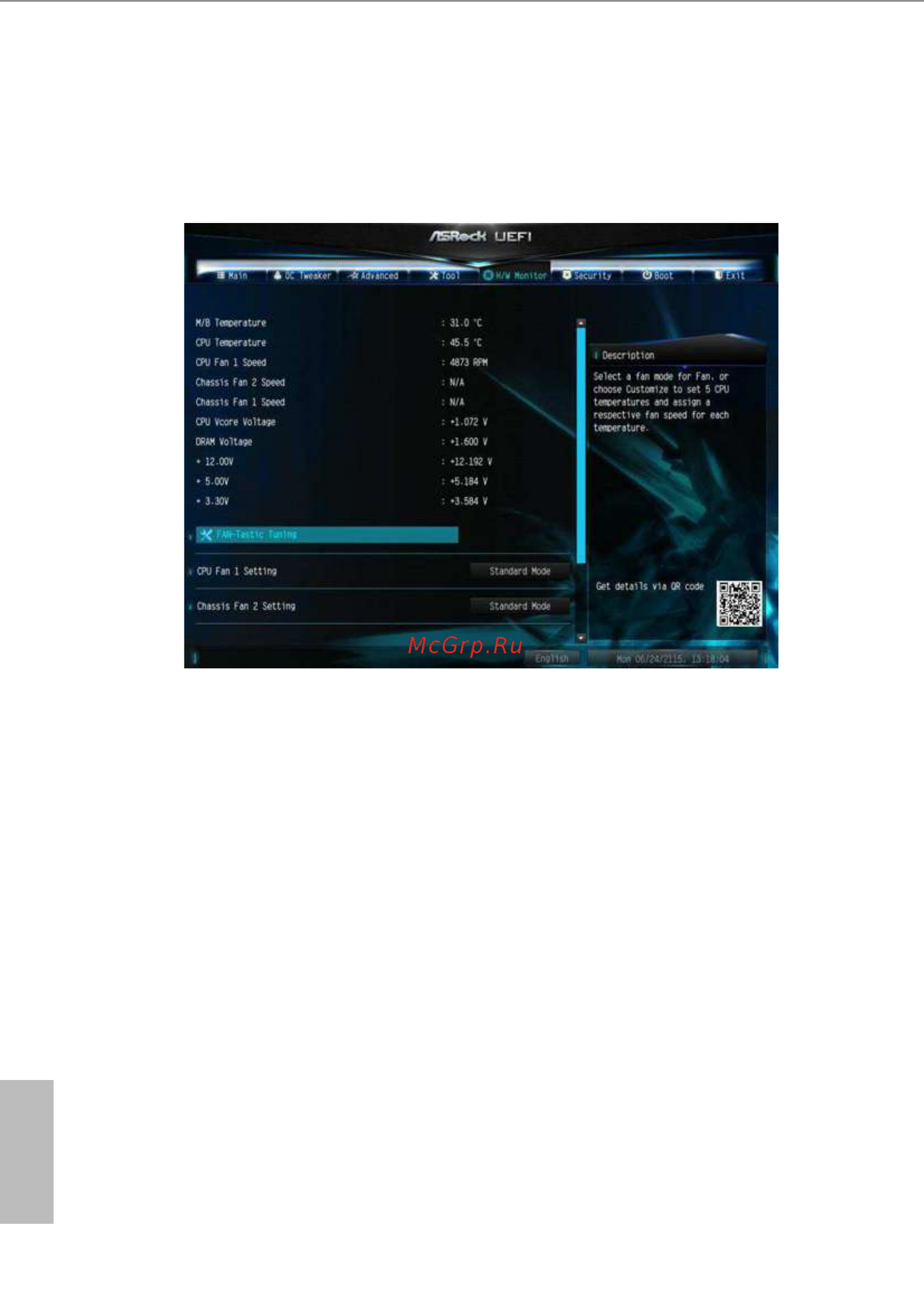ASRock h110m-gl/d3 [62/69] Hardware health event monitoring screen