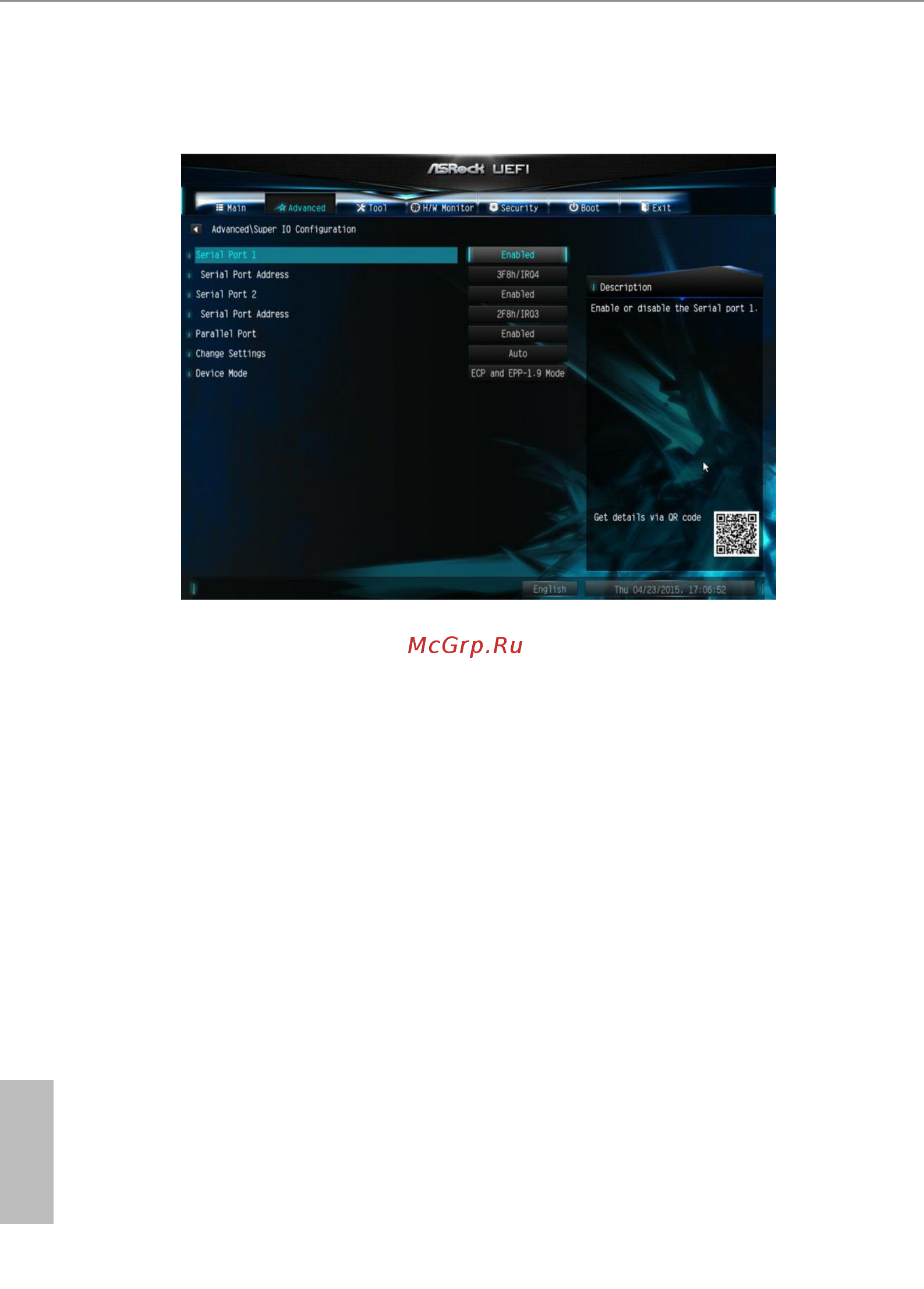 ASRock N3150M [43/56] Super io configuration