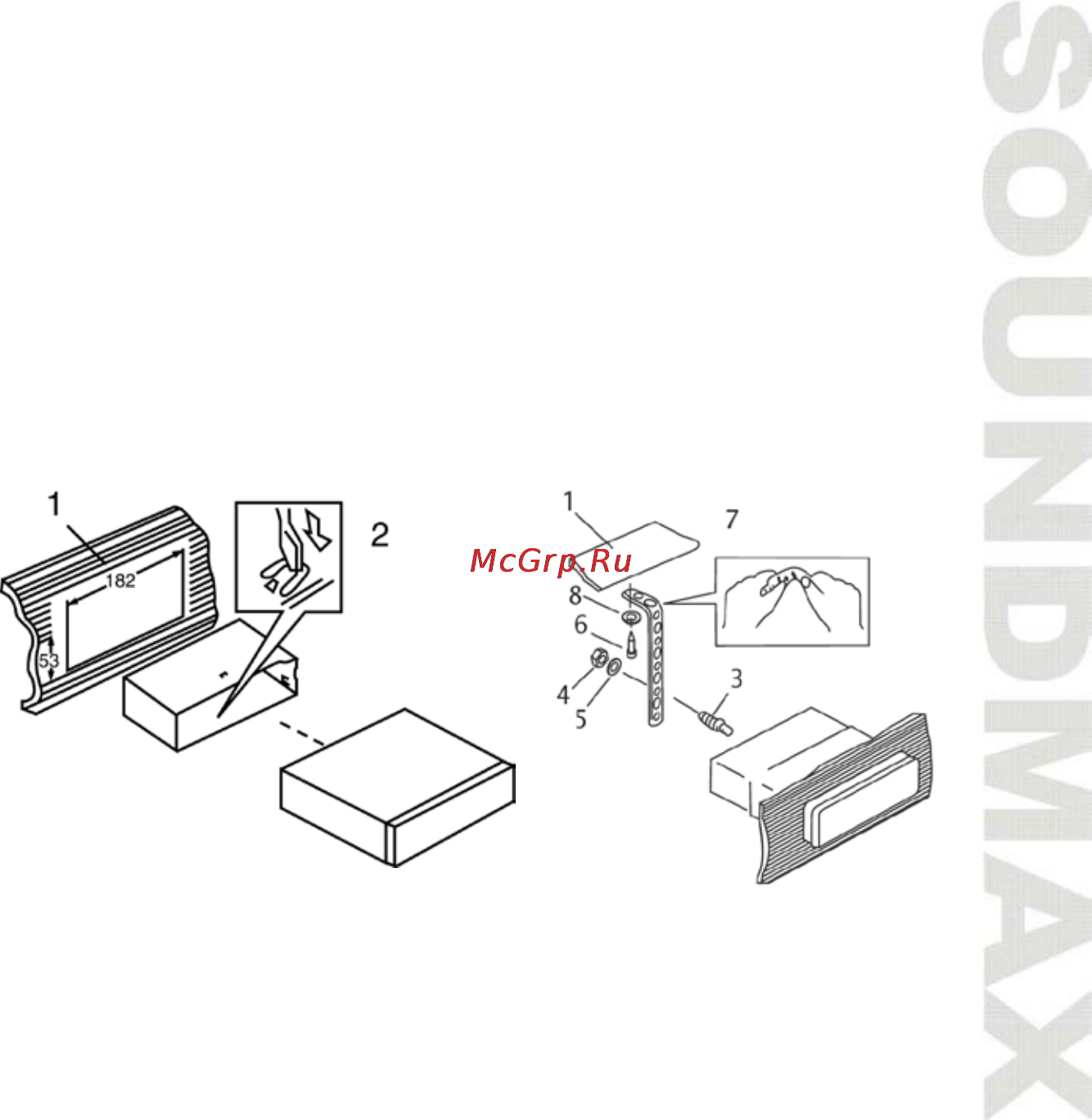Soundmax SM-CCR3052F [5/28] Installation connection