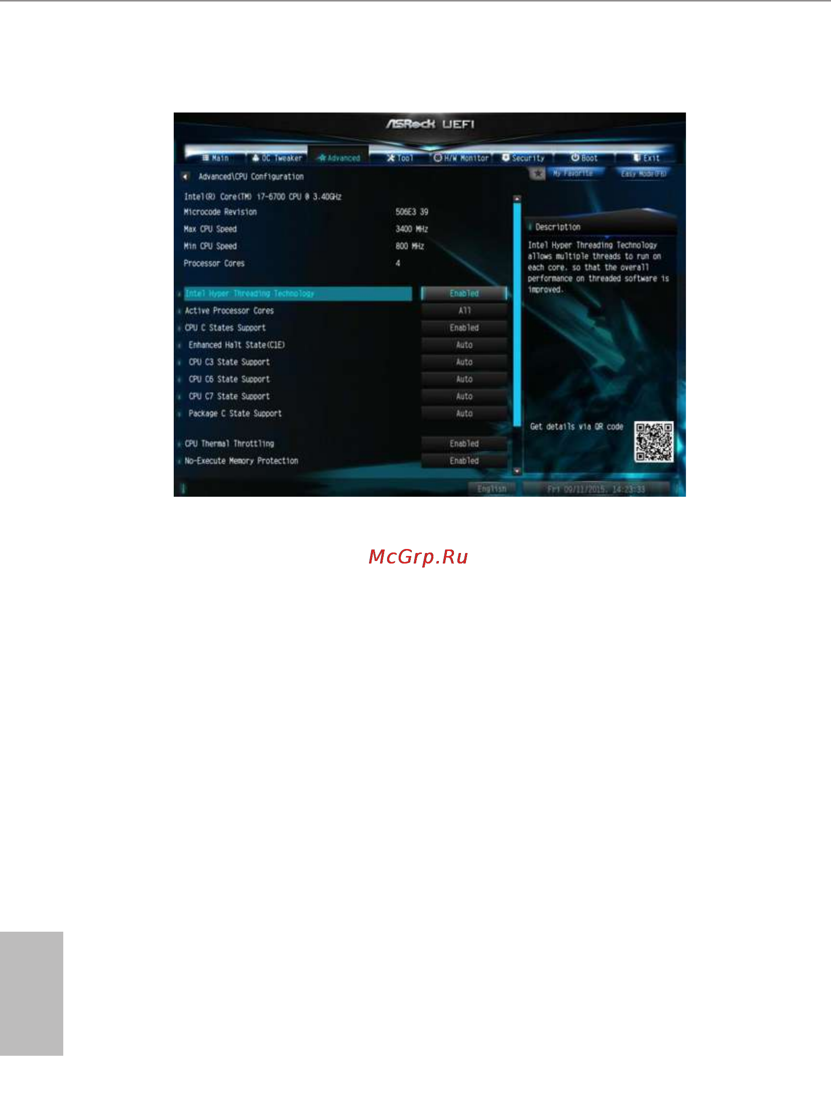 ASRock h110m-hds [51/70] Cpu configuration