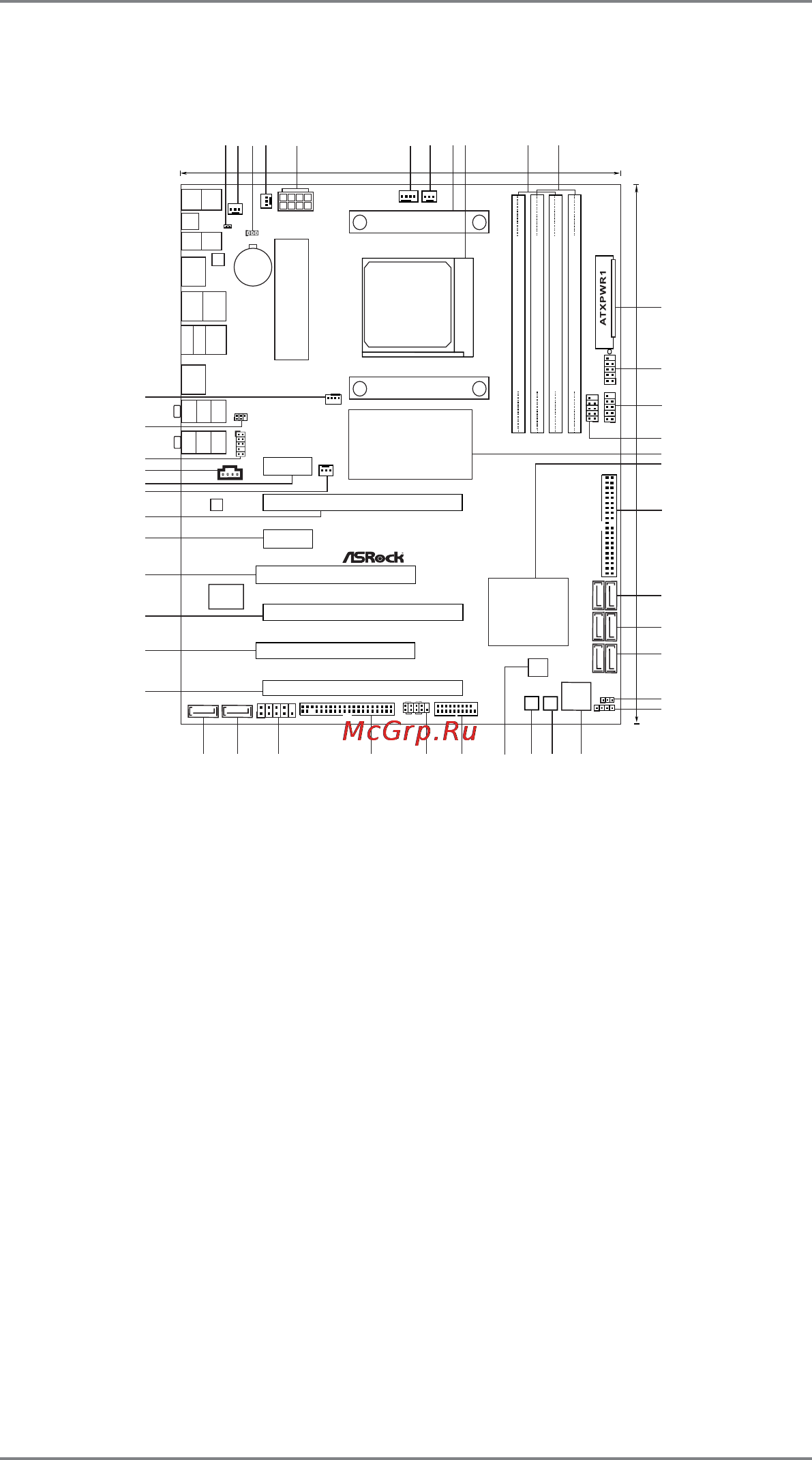 ASRock 990FX EXTREME4 [12/70] Motherboard layout