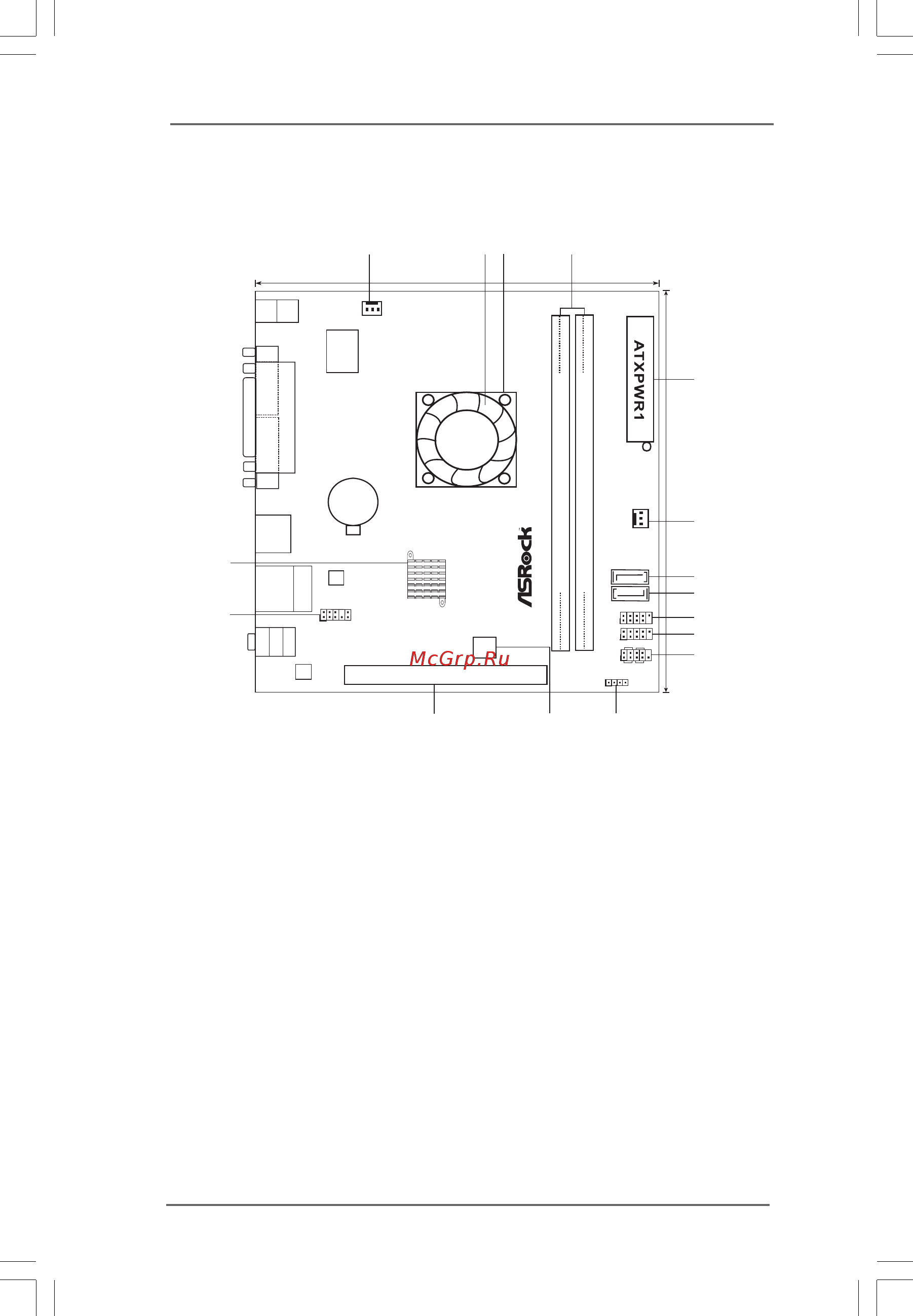 ASRock AD525PV3 [10/44] Motherboard layout 1 motherboard layout 1 motherboard layout 1 motherboard layout 1 motherboard layout