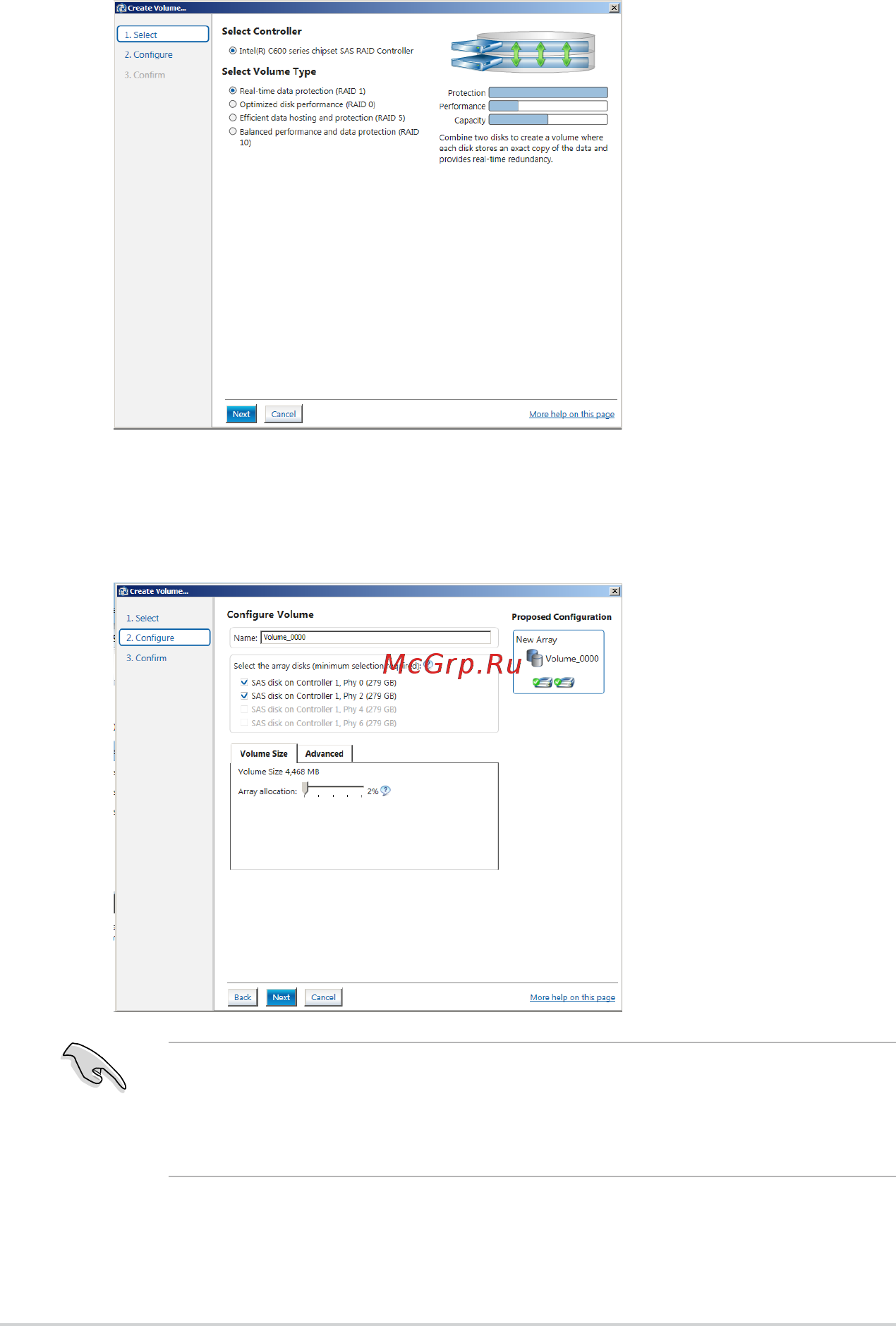Asus p9d-mv [118/156] Creating a raid set