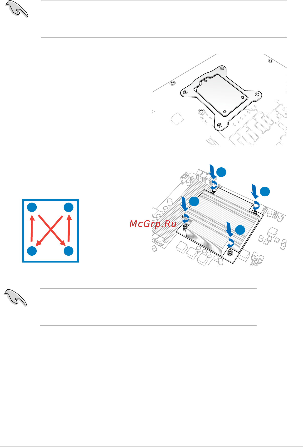 Asus p9d-m [35/156] Installing the cpu heatsink in a rack