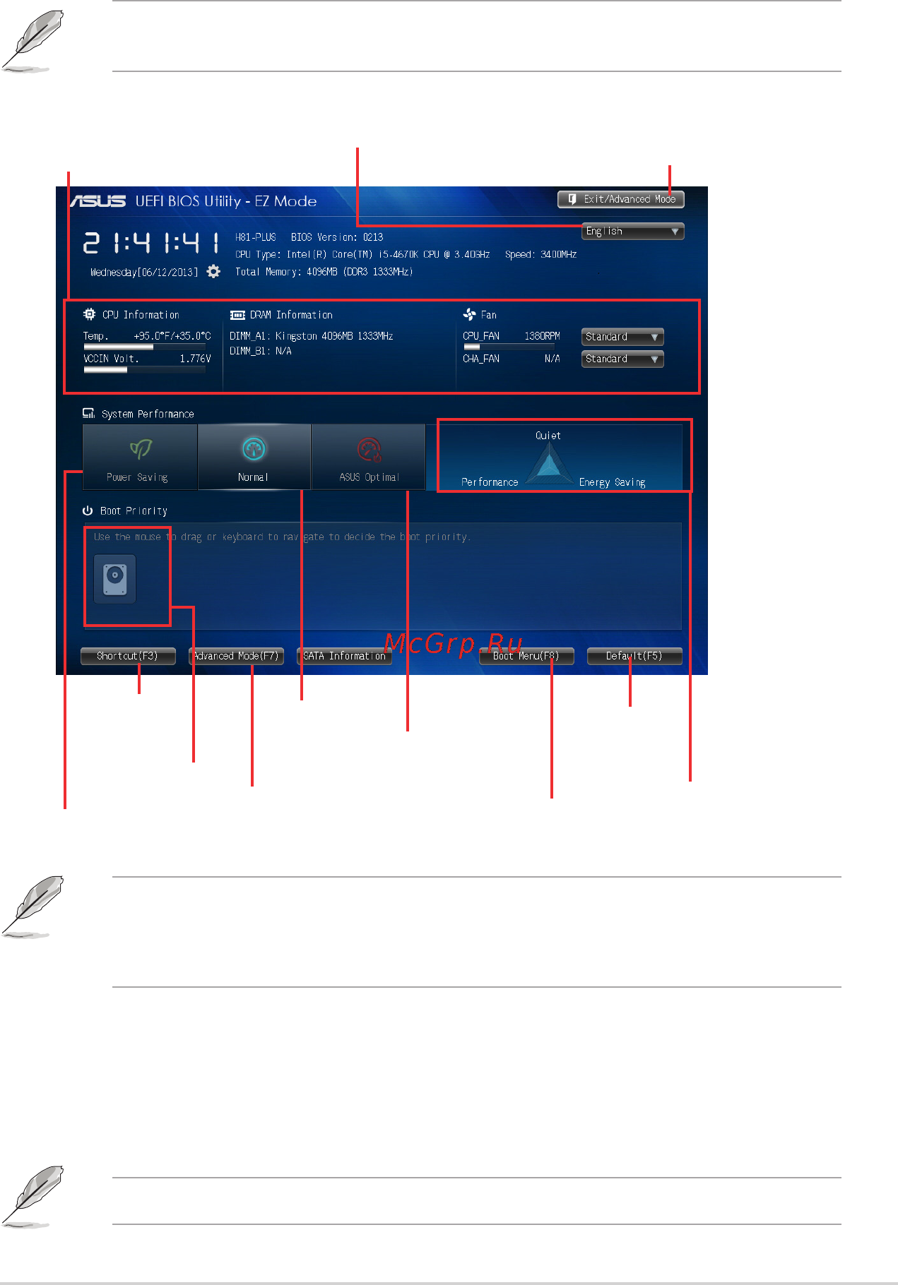Asus h81-plus [35/74] Advanced mode
