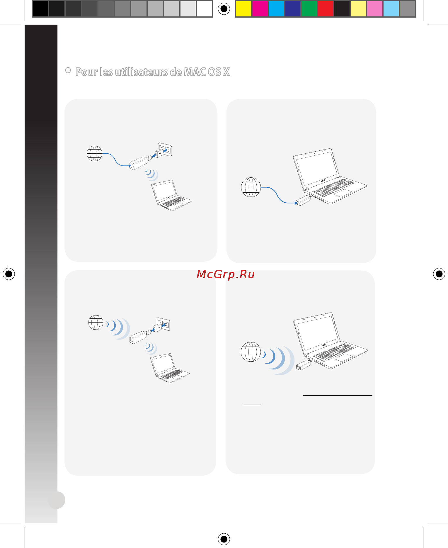 Asus wl-330nul [12/28] Pour les utilisateurs de mac os x