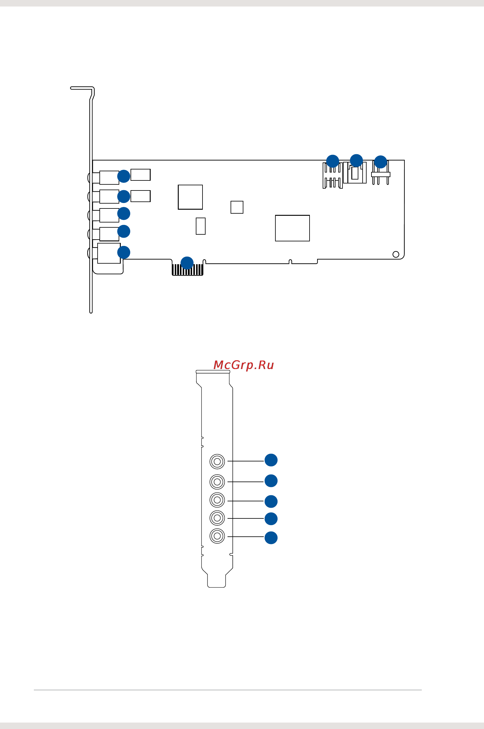 Asus xonar dsx [10/54] Xonar dsx card layout