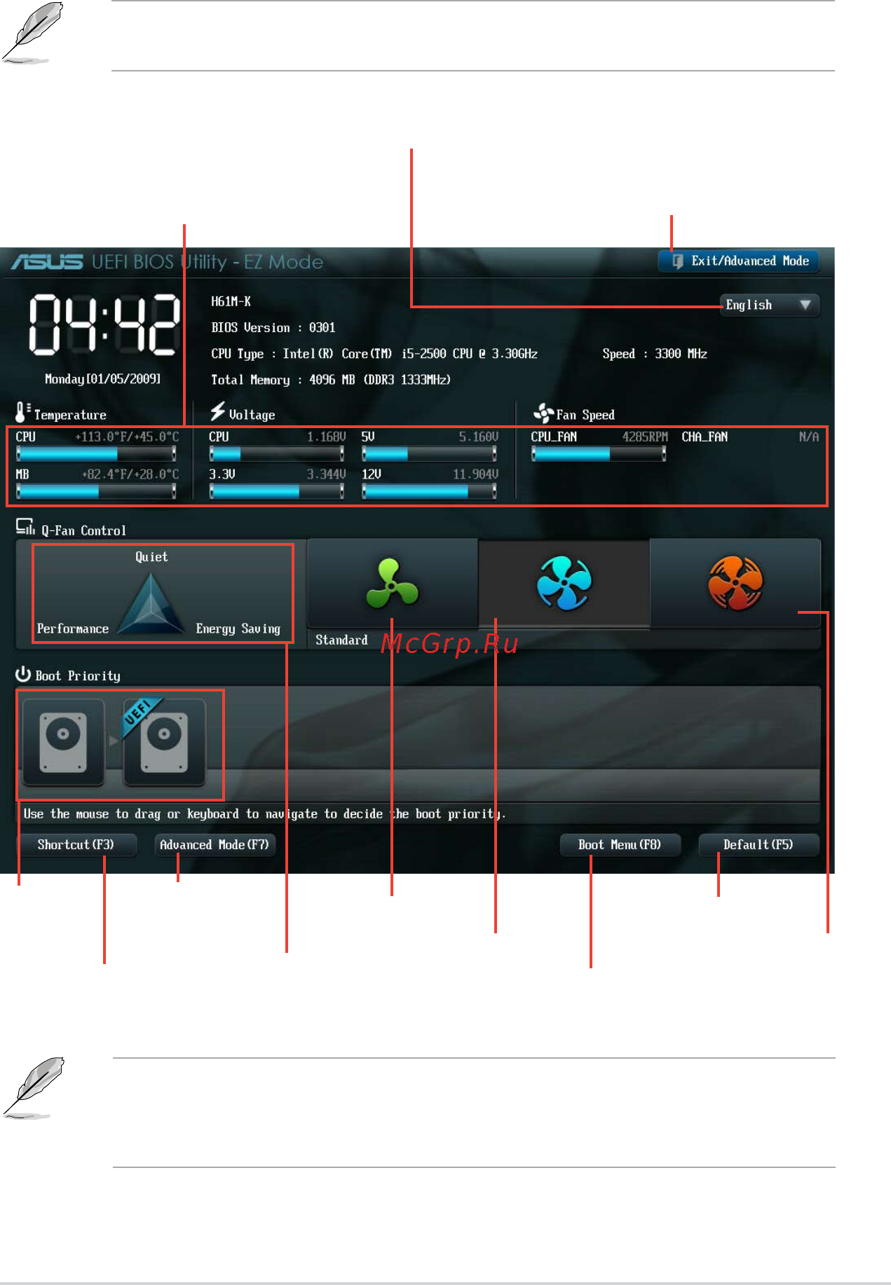 Asus h61m-k [49/82] Ez mode