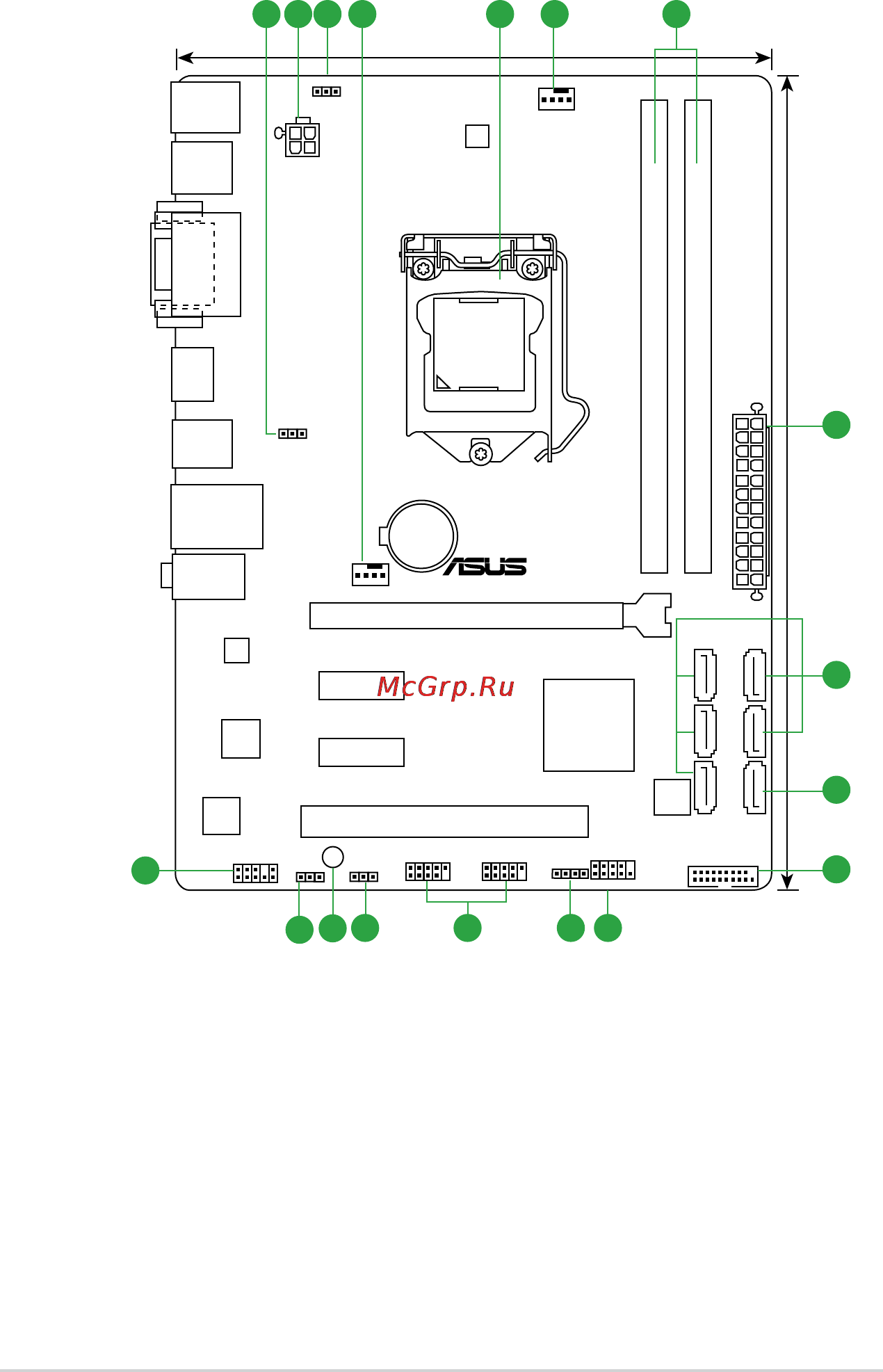 Asus b75m-a [18/86] Motherboard layout