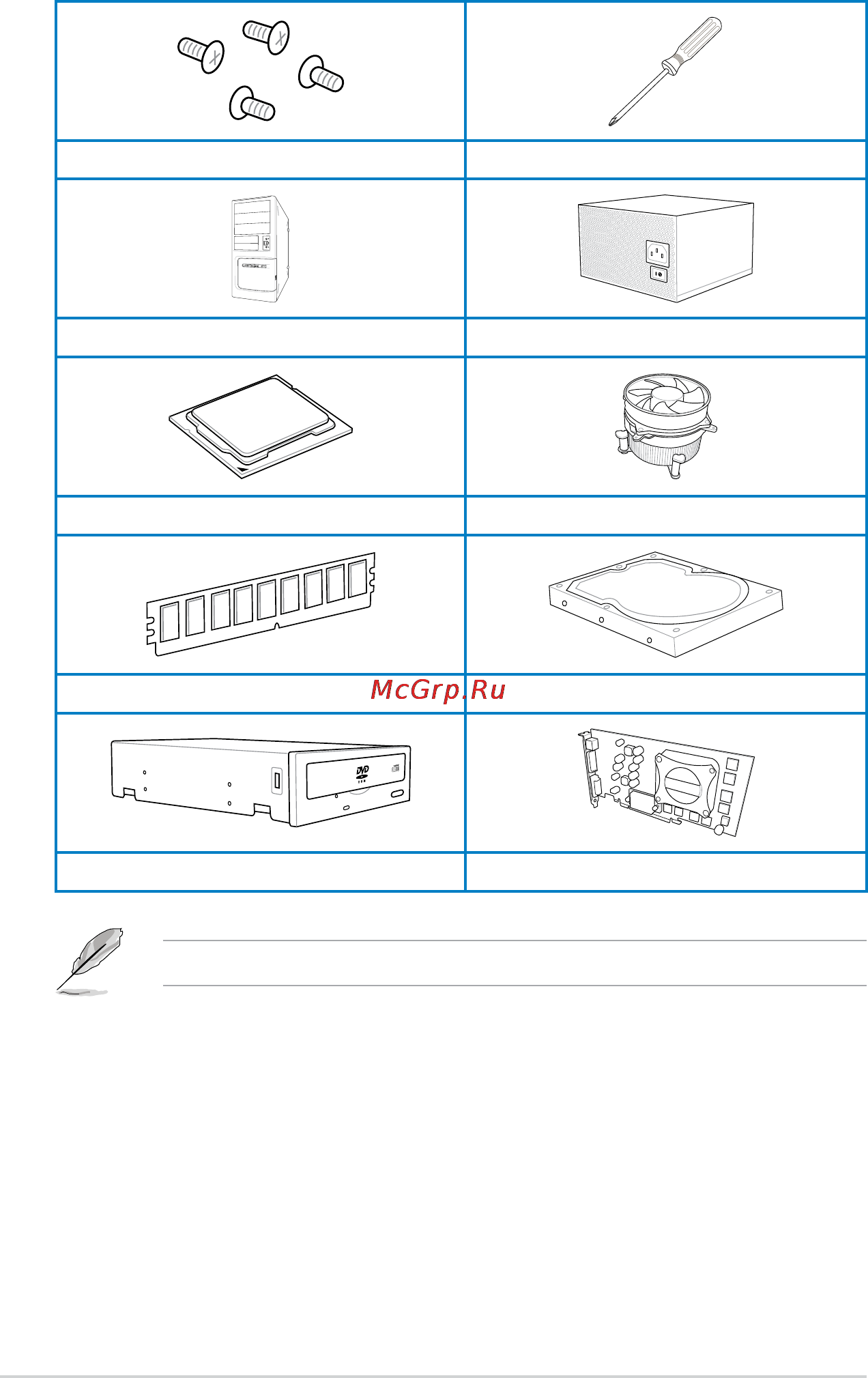 Asus z87m-plus [14/164] Installation tools and components