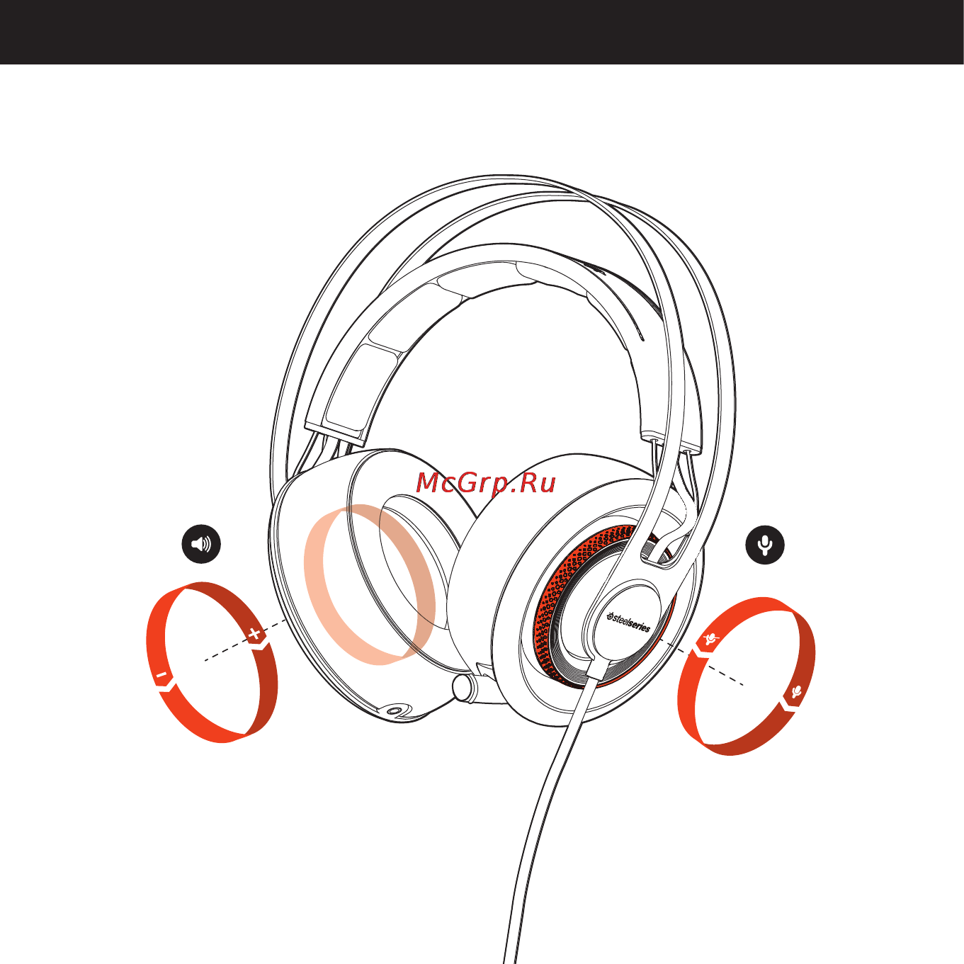 Steelseries Siberia Elite (51127) [3/12] Controls