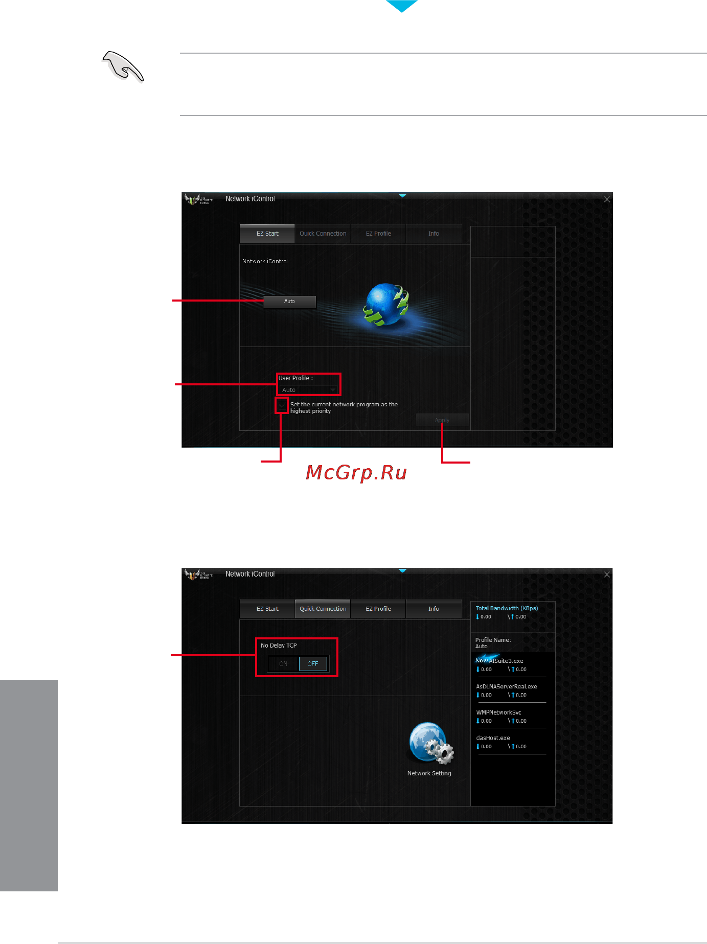 Asus tuf sabertooth z87 [144/166] Network icontrol