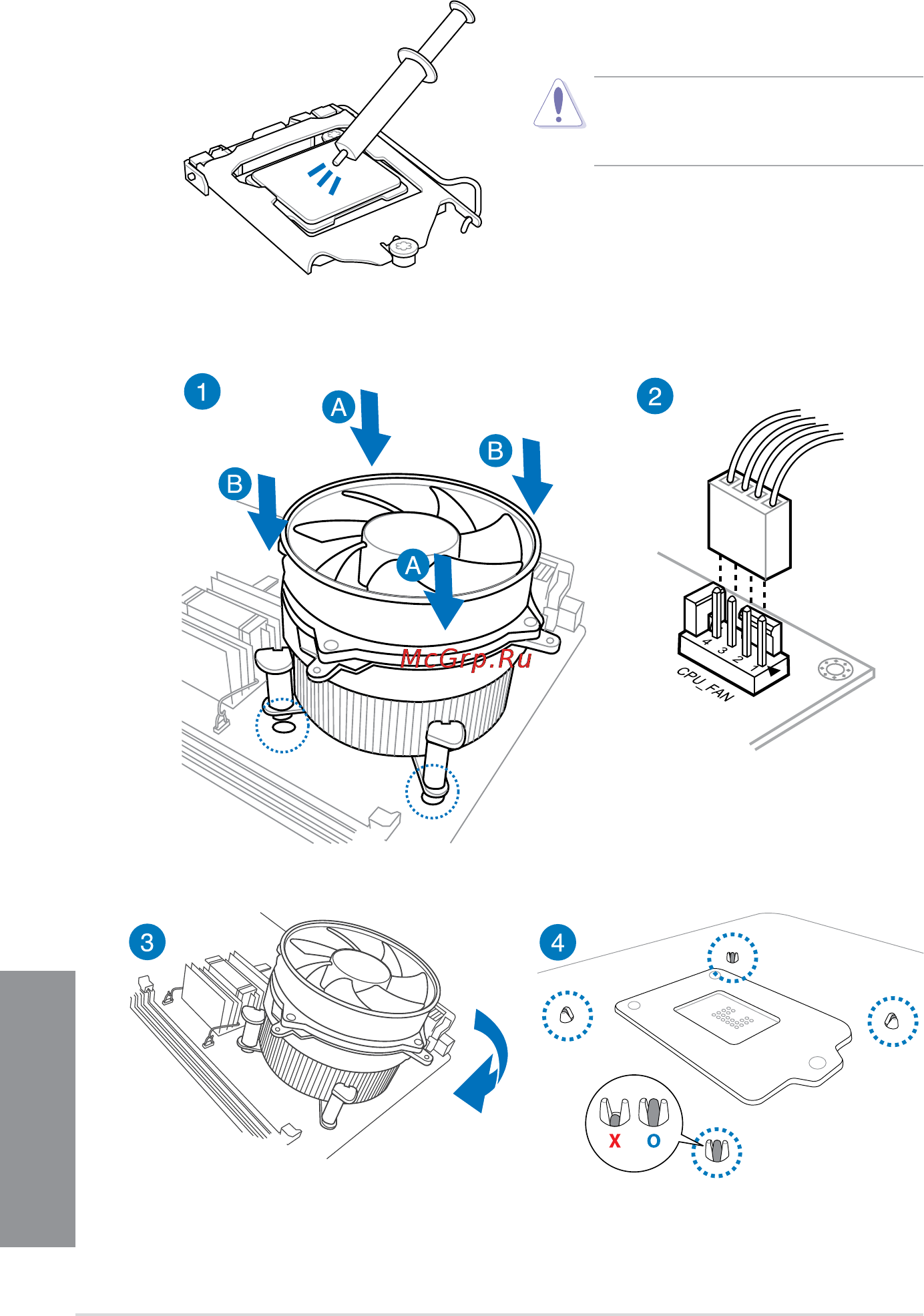 Asus tuf sabertooth z87 [52/166] Cpu heatsink and fan assembly installation