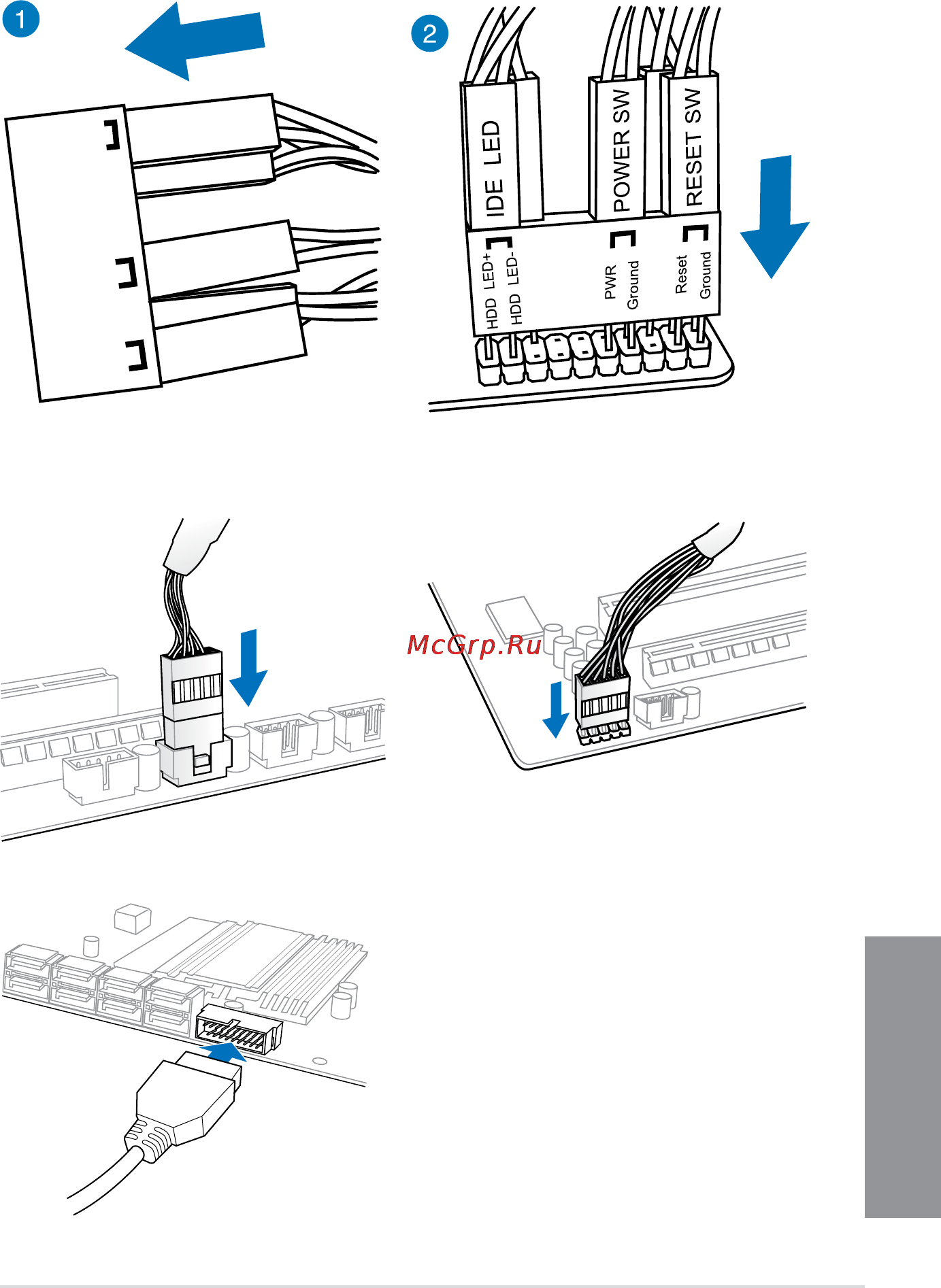 Asus tuf sabertooth z87 [57/166] Front i o connector