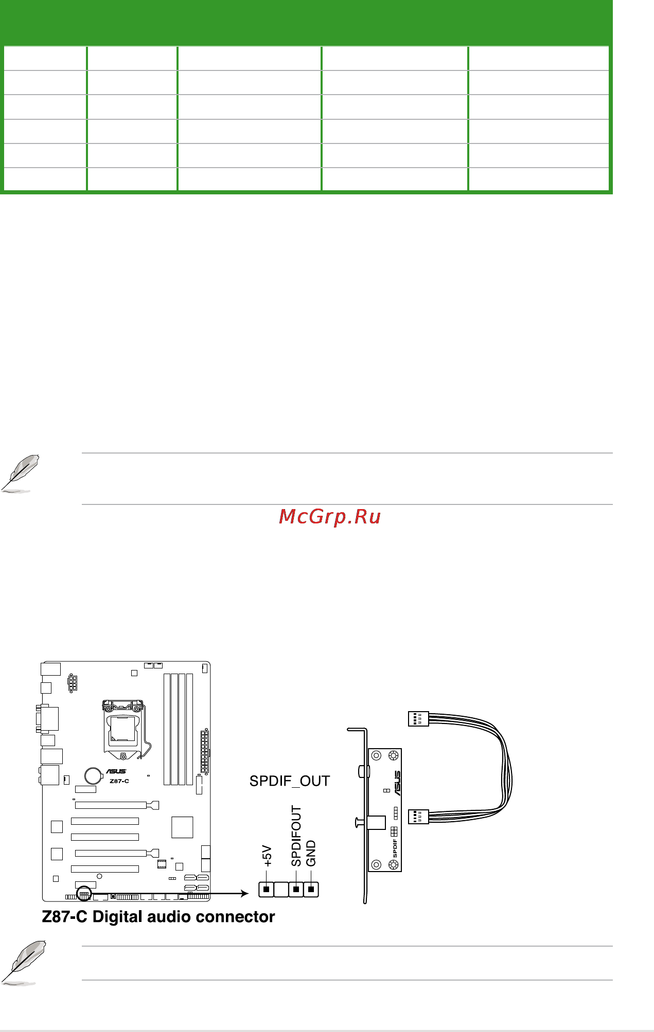Asus z87-c [37/96] Internal connectors