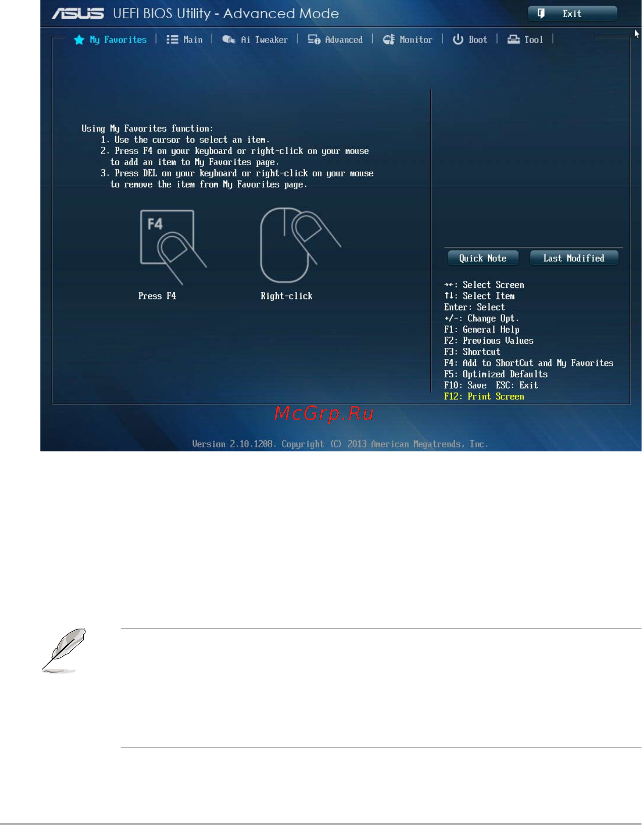 Asus z87-c [56/96] Adding items to my favorites