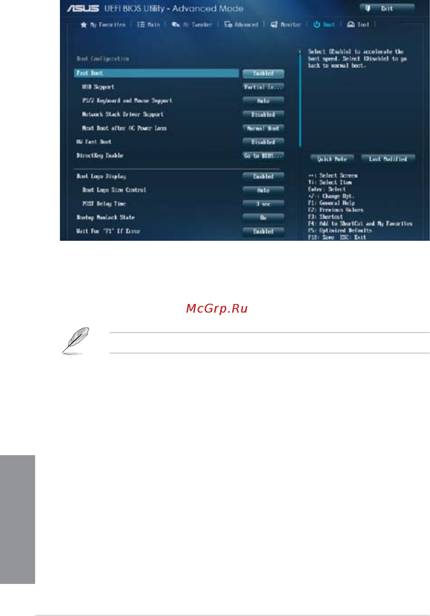 Asus z87-pro [124/168] Boot menu