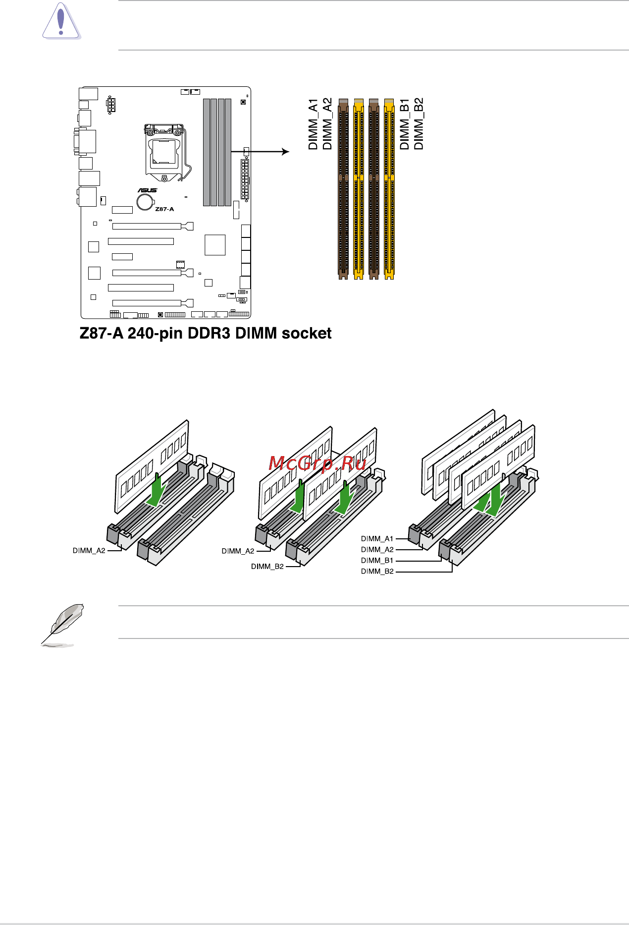 Asus z87-a [18/100] Recommended memory configurations