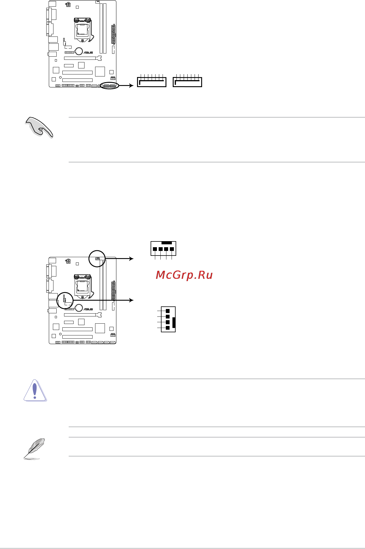 Asus h81m2 [24/75] H81m2 fan connectors