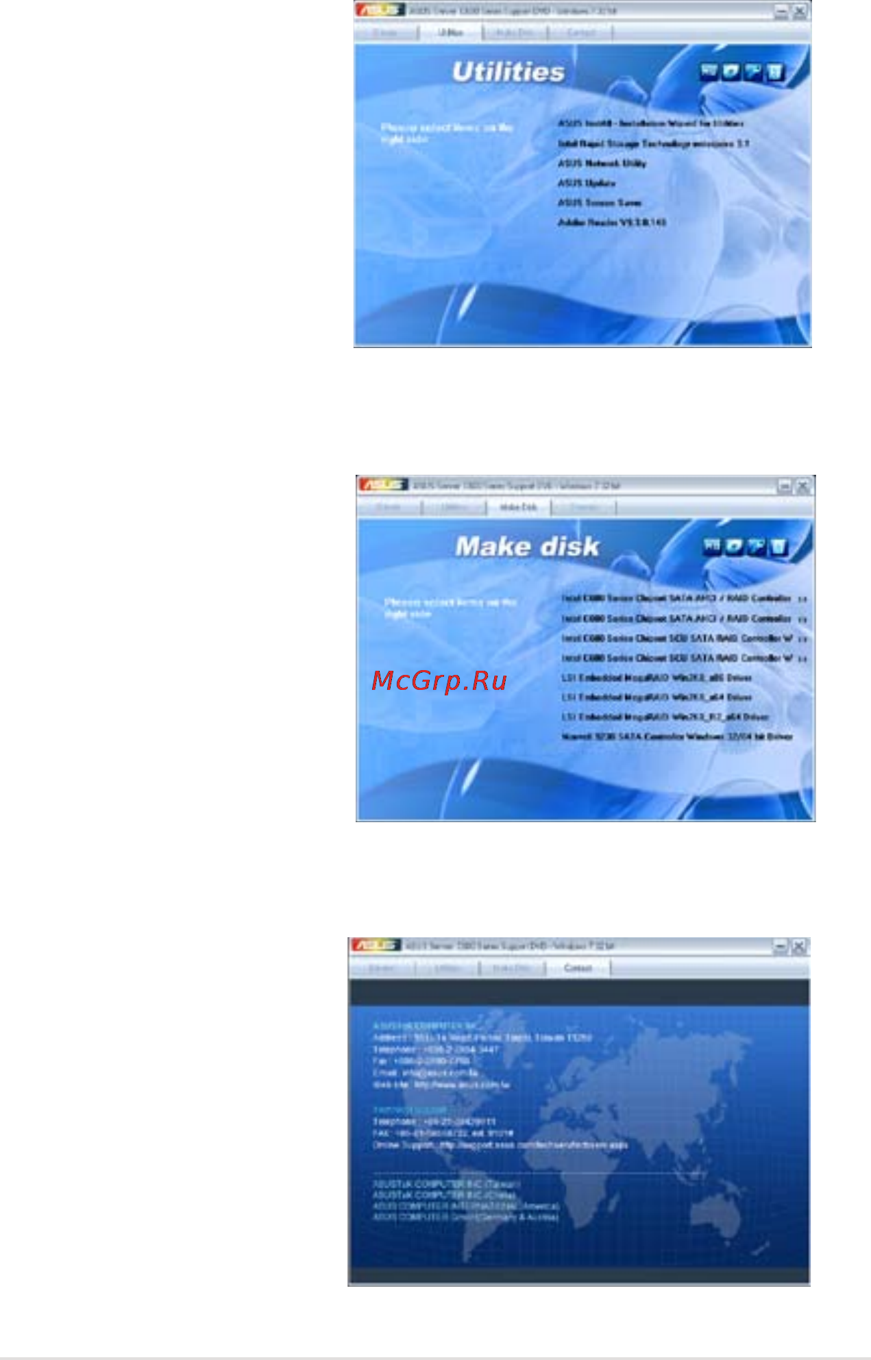 Asus z9pa-u8 [181/188] Utilities menu