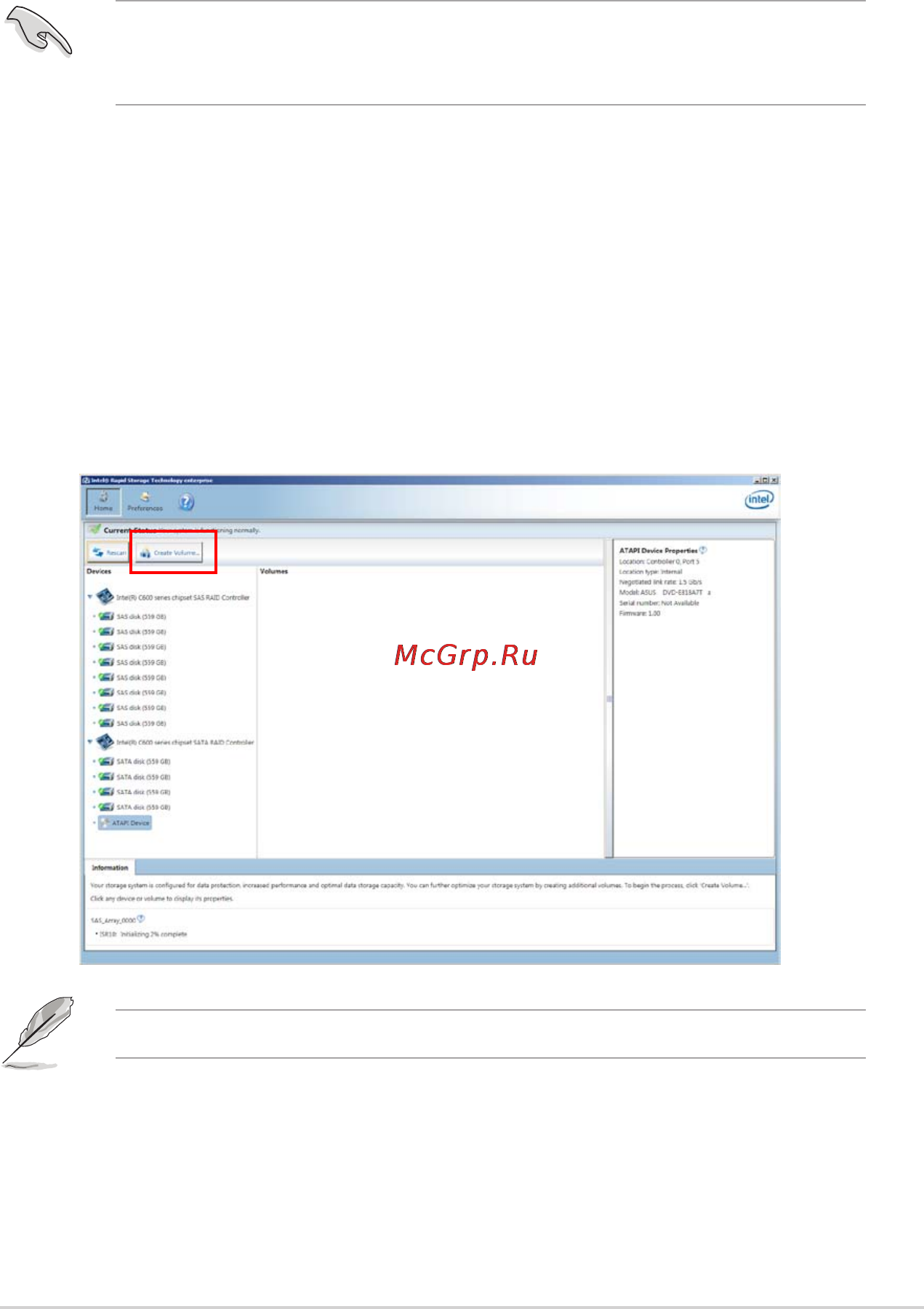 Asus z9pe-d16 [139/184] Rapid storage technology
