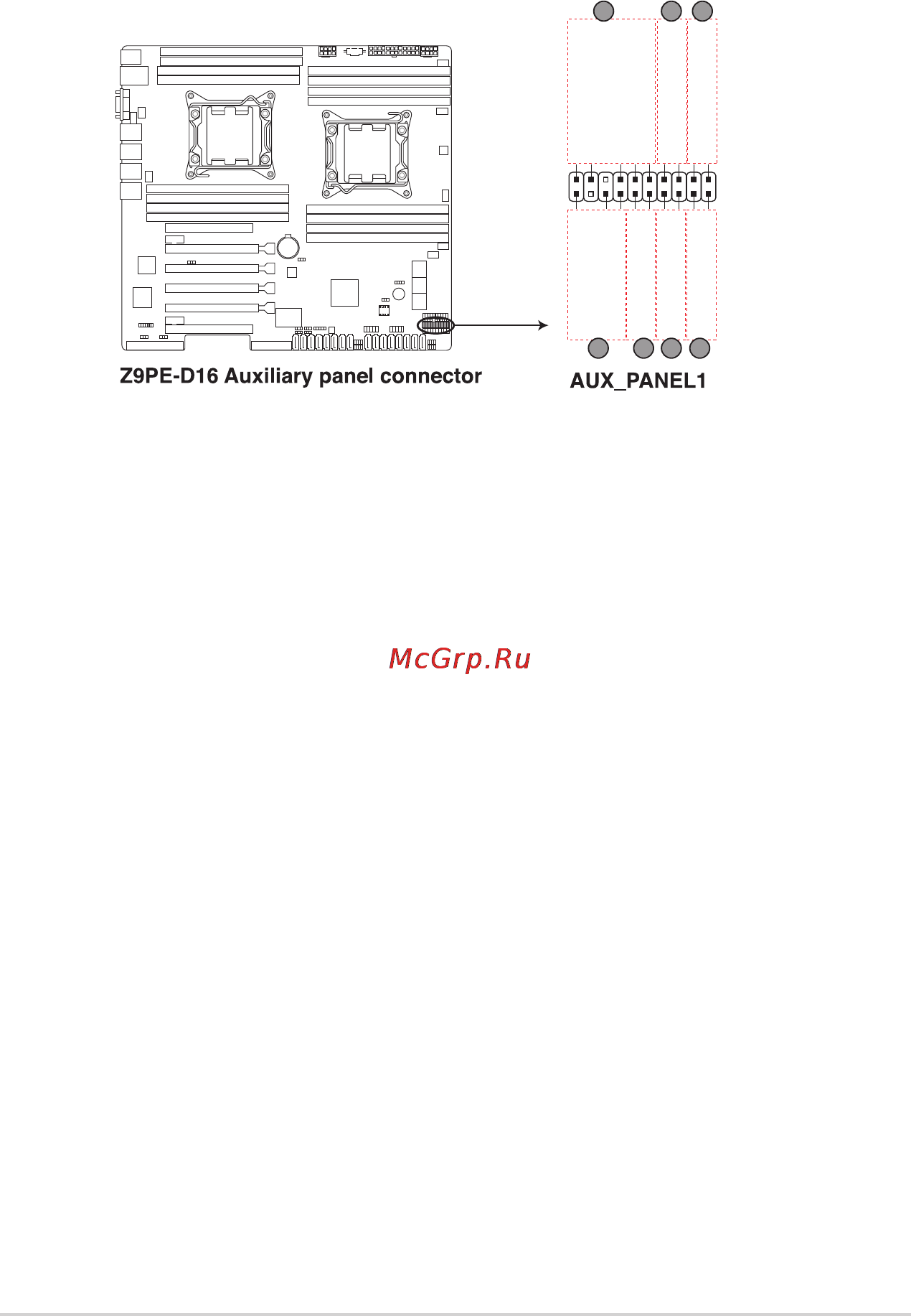 Asus z9pe-d16 [52/184] 1 front panel smb 6 1 pin fpsmb