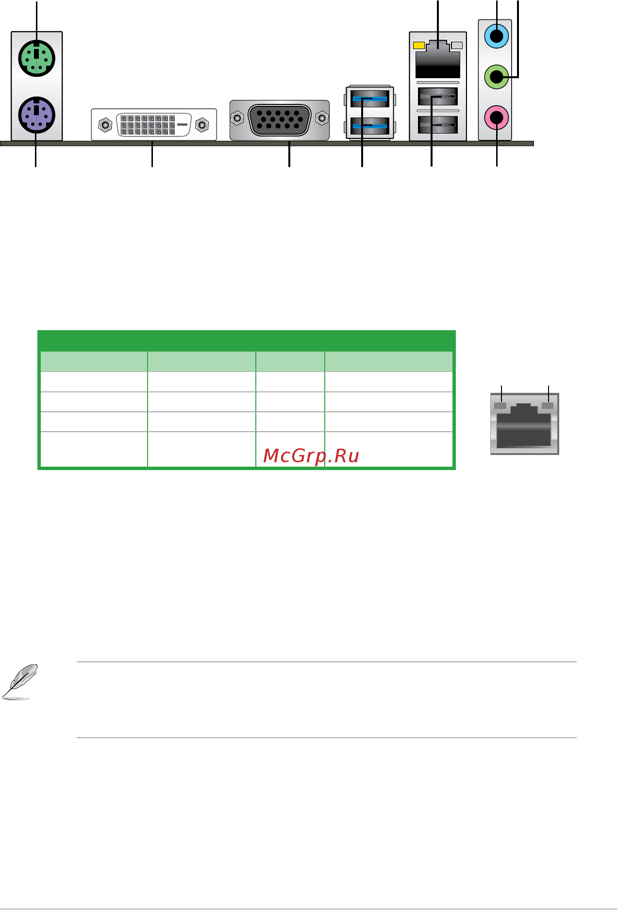 Asus h81m-k [21/48] Rear panel connectors