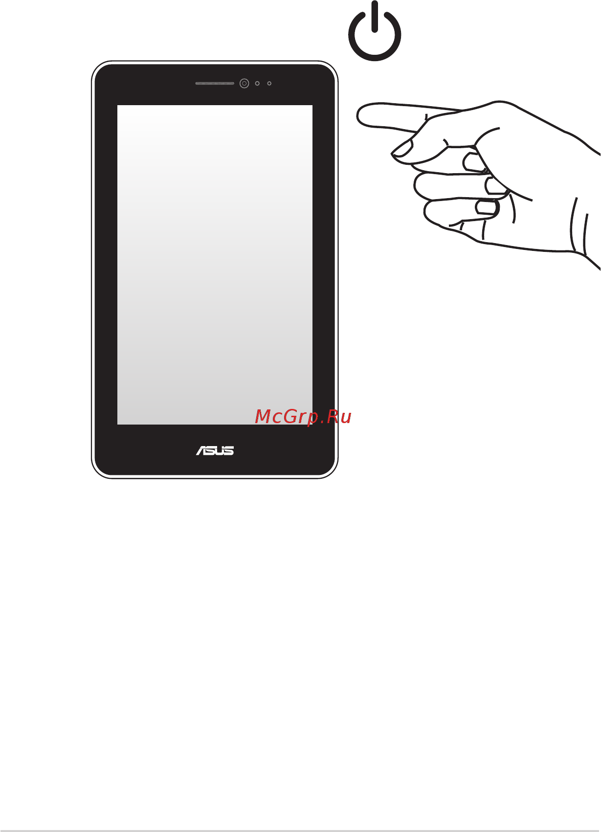 Asus fonepad 7 me175cg [28/100] Включение планшета