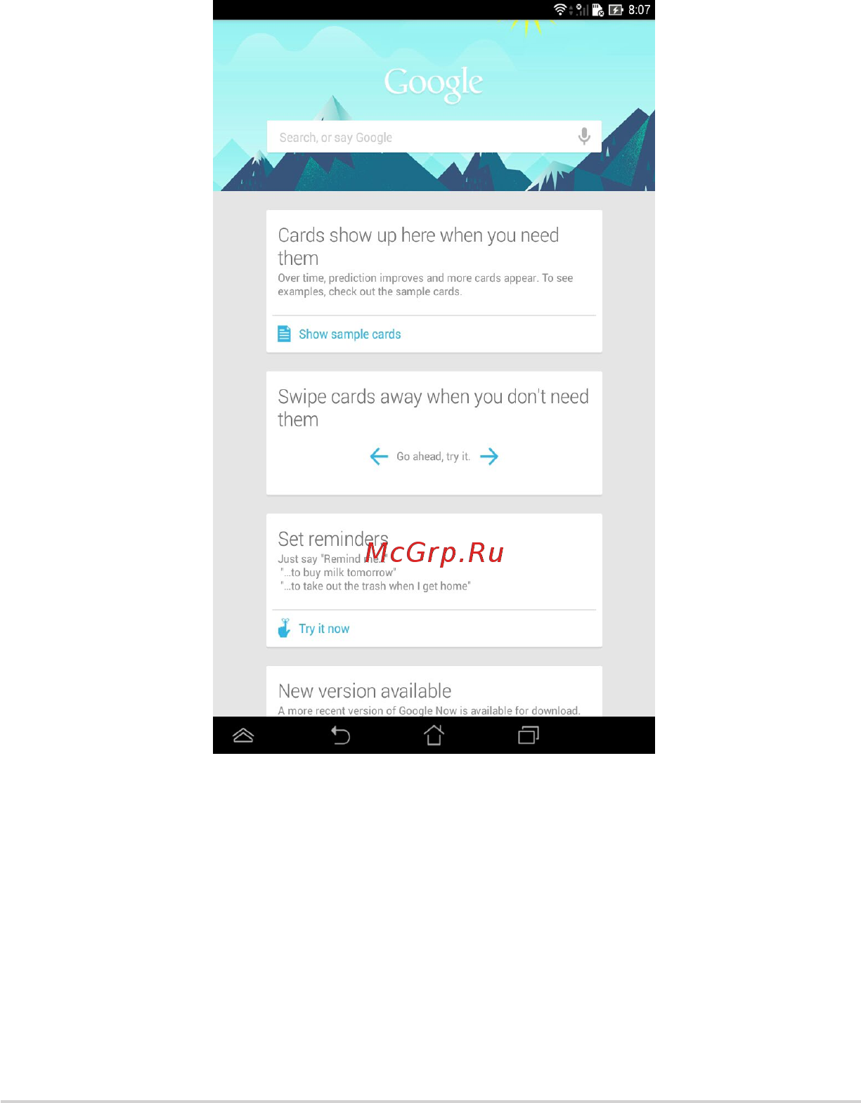 Asus fonepad 7 me175cg [40/100] Google now