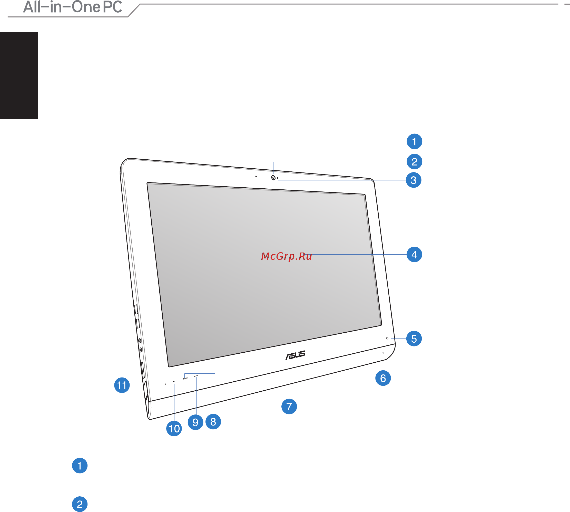 Asus eeetop et2221inkh-b001k, 90pt00r1-m00430 [10/56] Знакомство с моноблочным компьютером