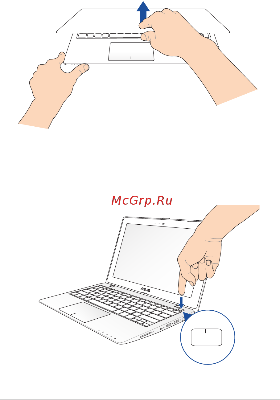 Asus x200ma, 90nb04u1-m15690 [28/120] Откройте крышку