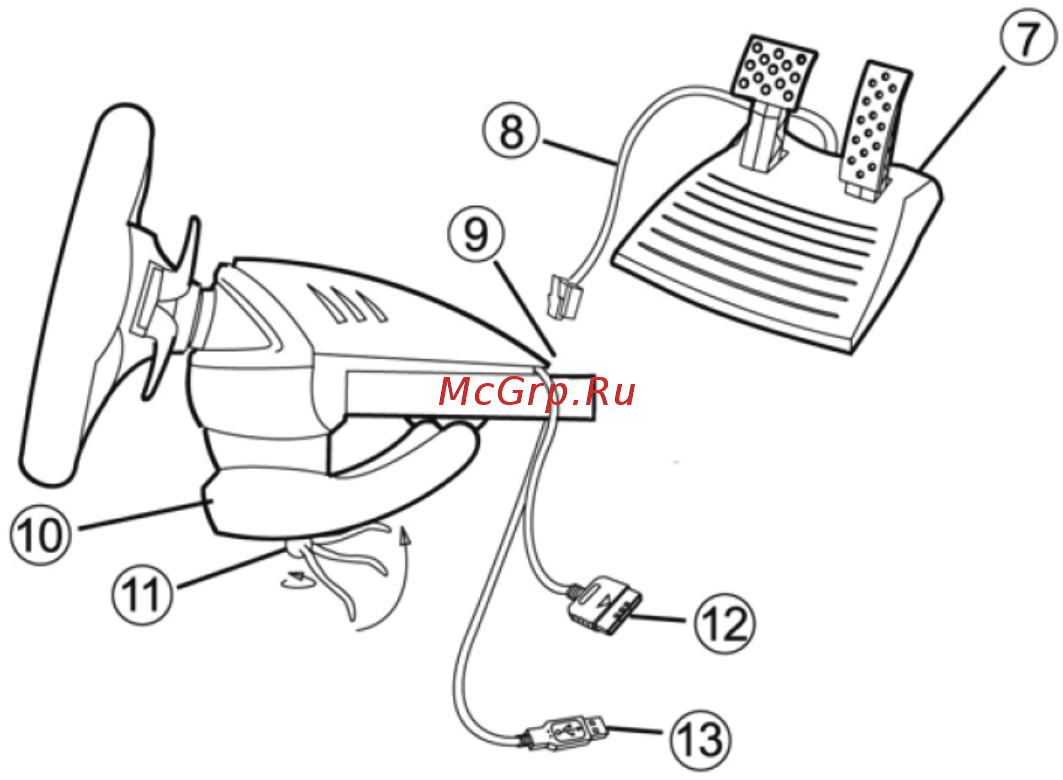 Thrustmaster Ferrari GT RamFor Инструкция по эксплуатации онлайн [4/14] 146092