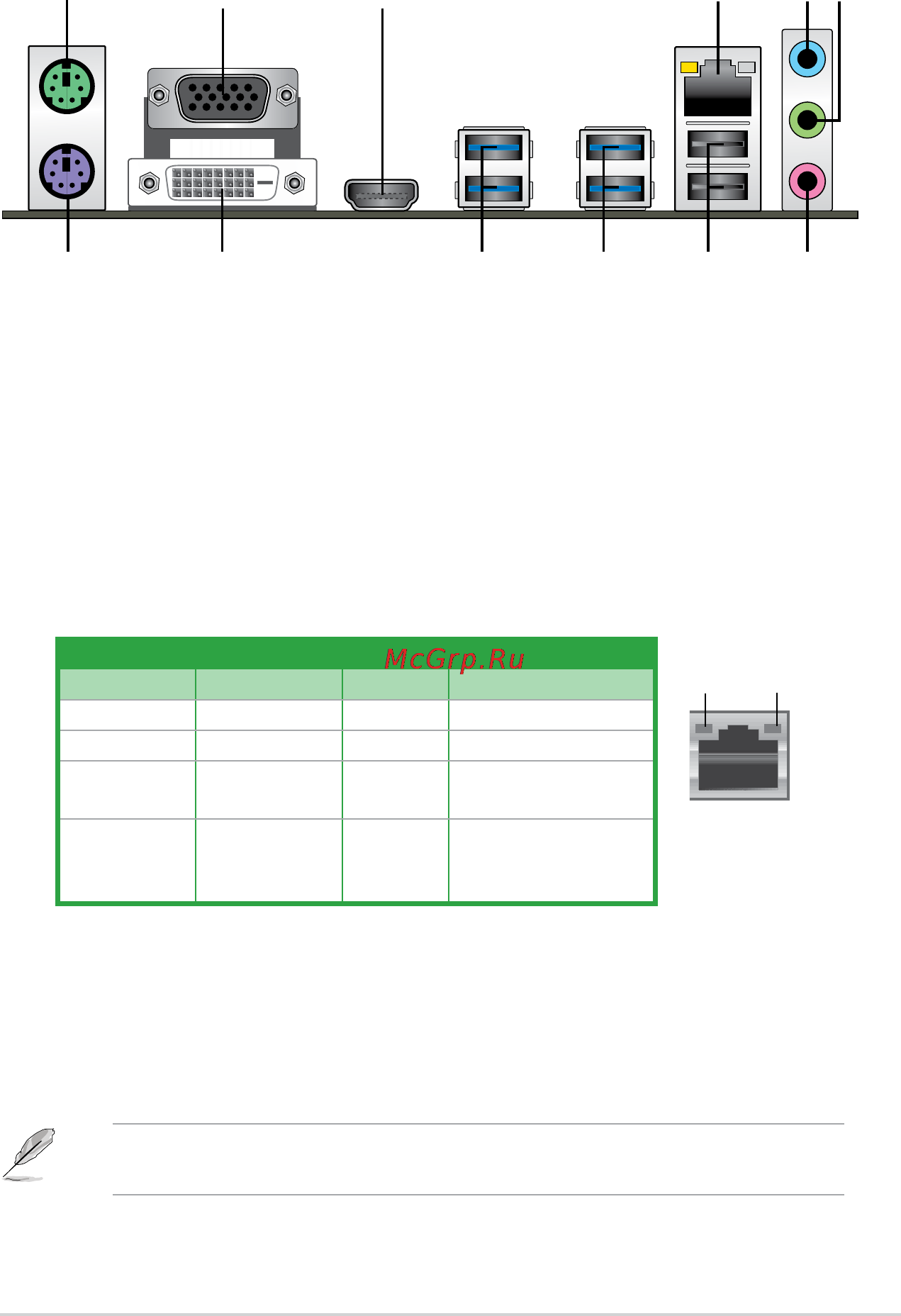 Asus z97-k [23/90] Rear panel connectors