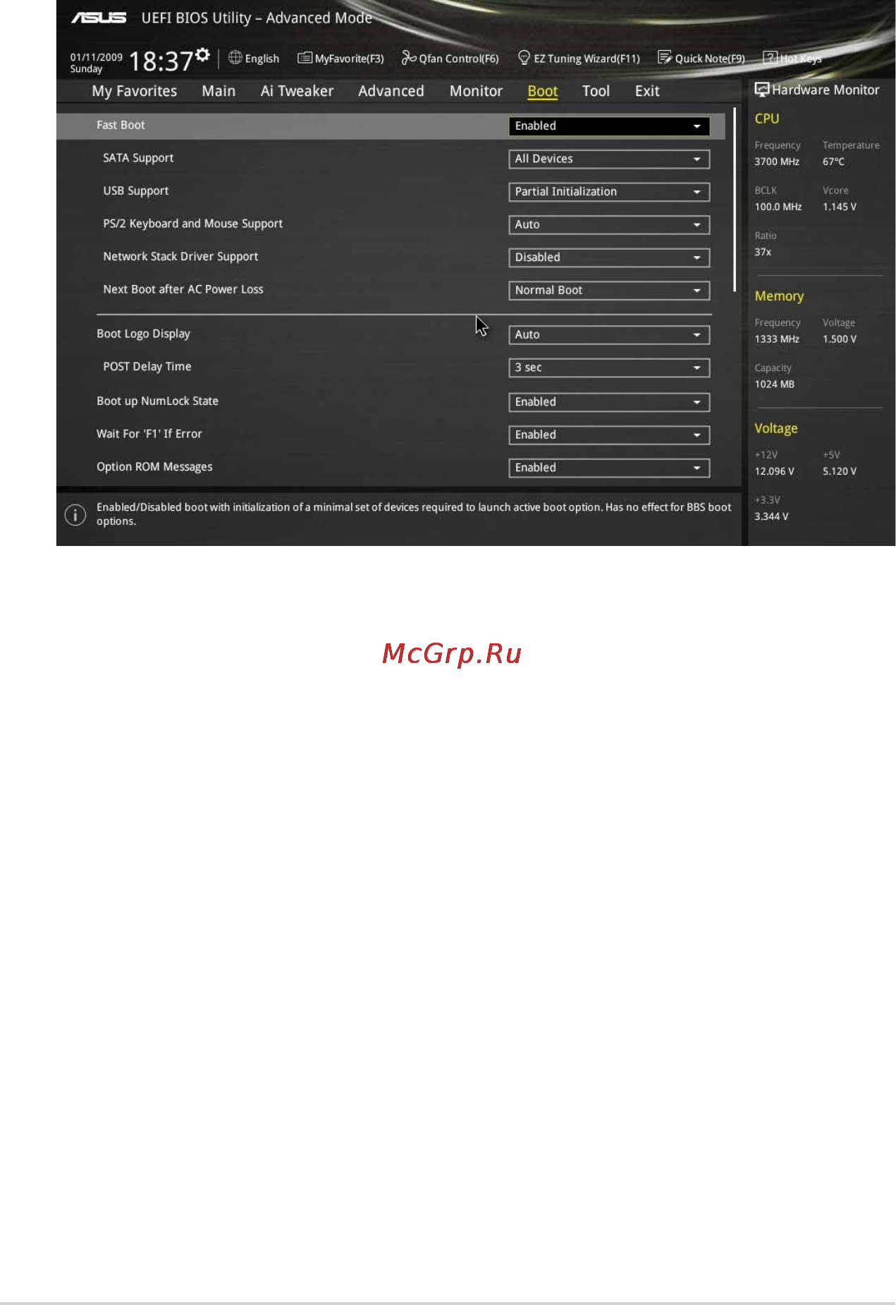 Asus z97-k [78/90] Boot menu