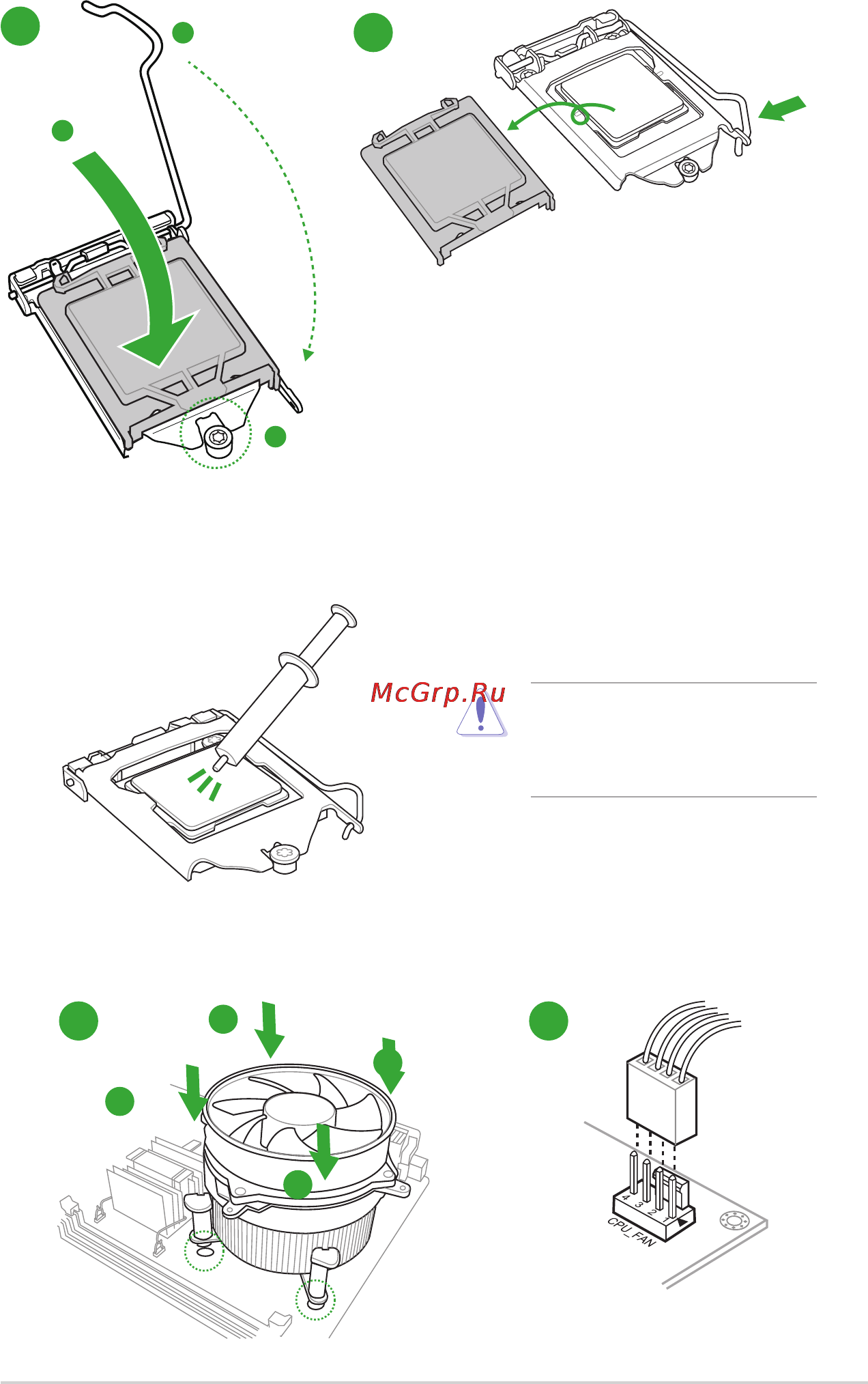 Asus h97m-e [15/50] Cpu heatsink and fan assembly installation