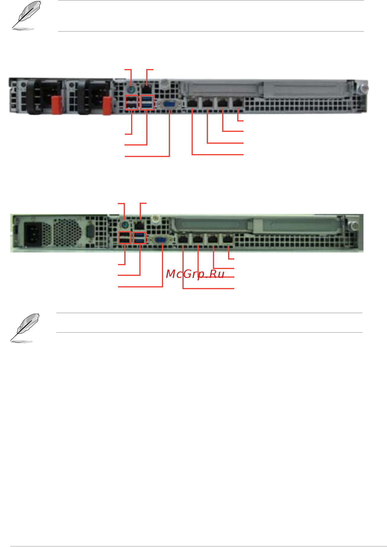 Asus rs300-e8-rs4 [19/158] Rear panel features
