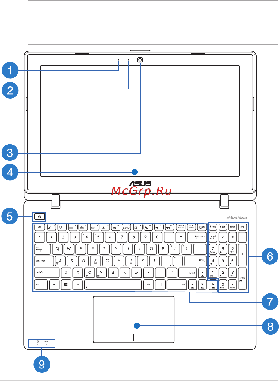 Asus X551MA, 90NB0482-M00970 [14/116] Знакомство с ноутбуком