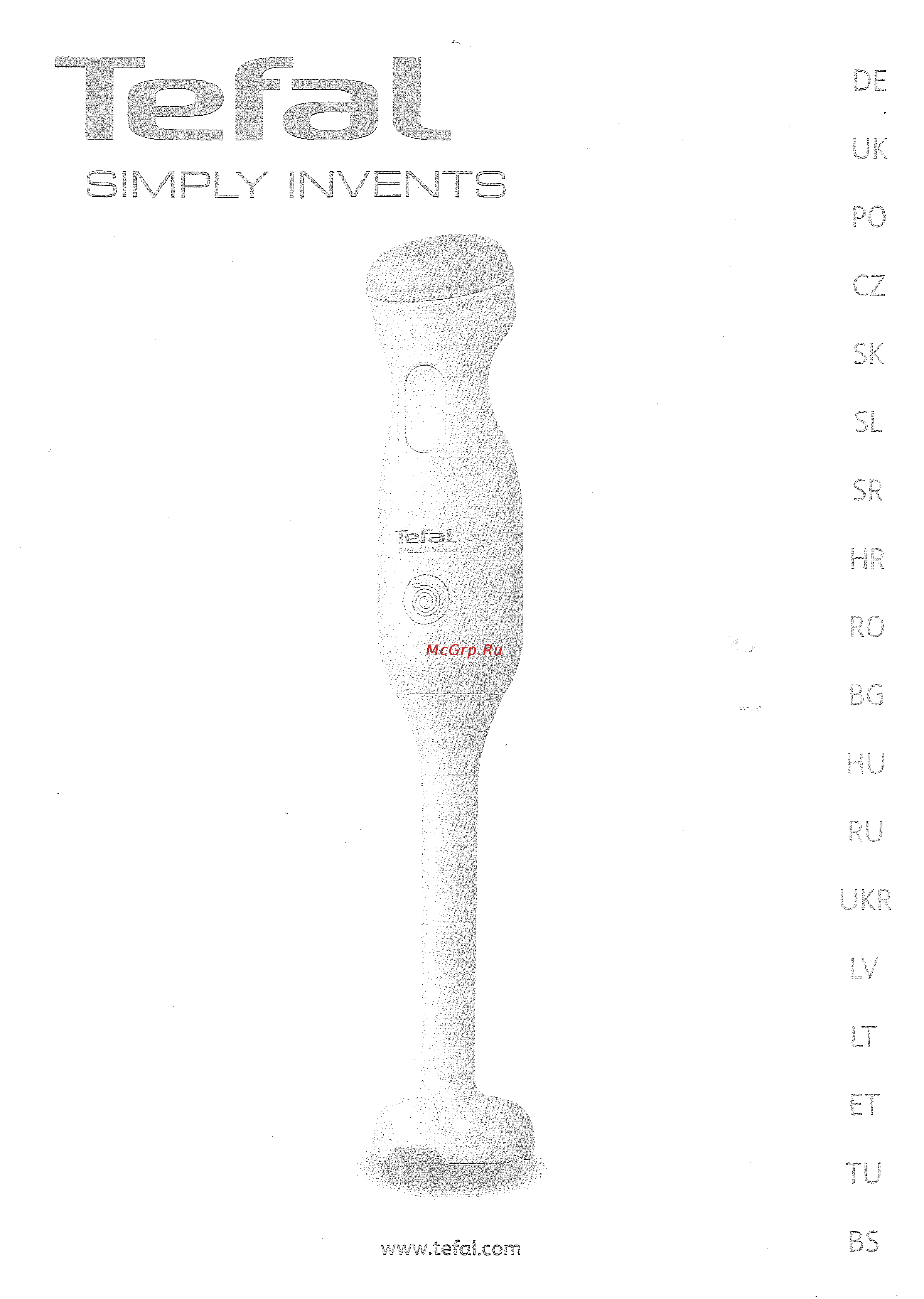 Tefal HB 3001 Инструкция по эксплуатации онлайн