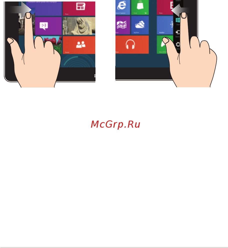 Asus G550JK, 90NB04L3-M03370 [31/140] Gestures for the touch screen and touchpad